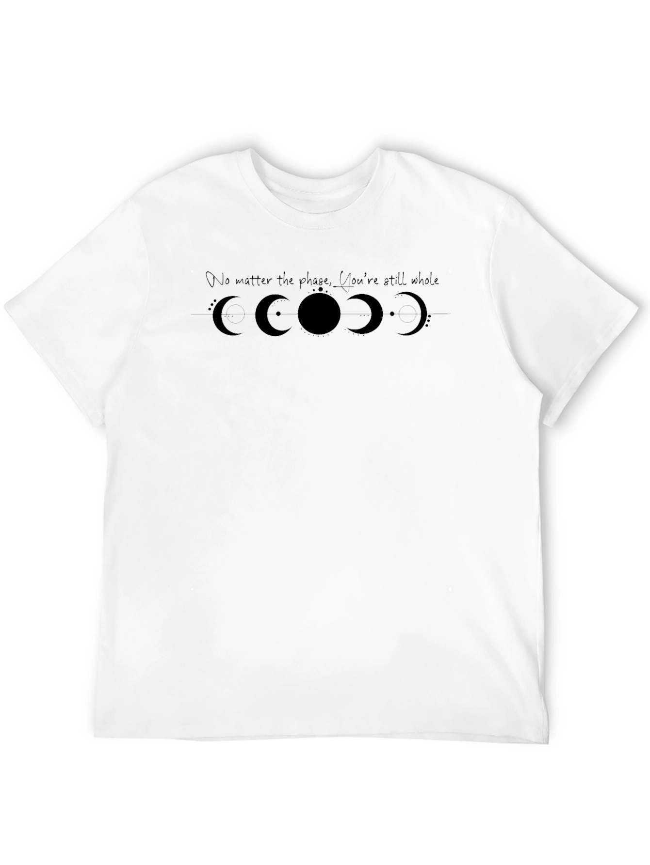 Phases of the Moon Graphic Tee - Inspirational Design