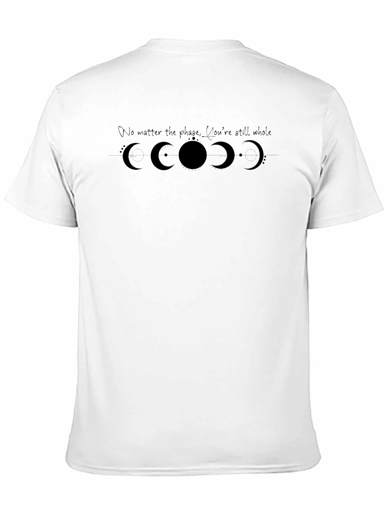 Phases of the Moon Graphic Tee - Inspirational Design
