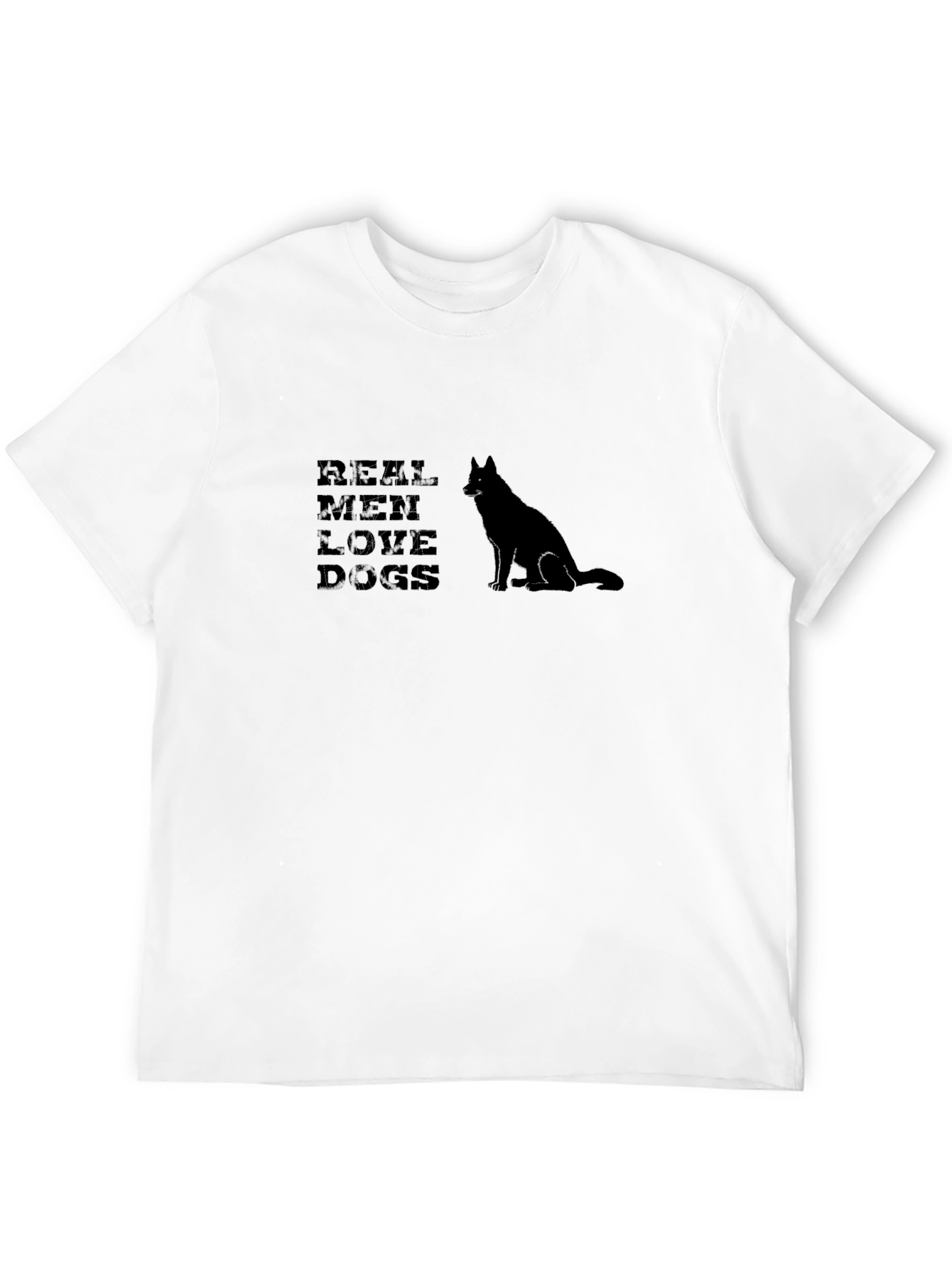 Real Men Love Dogs T-Shirt - Graphic Tee