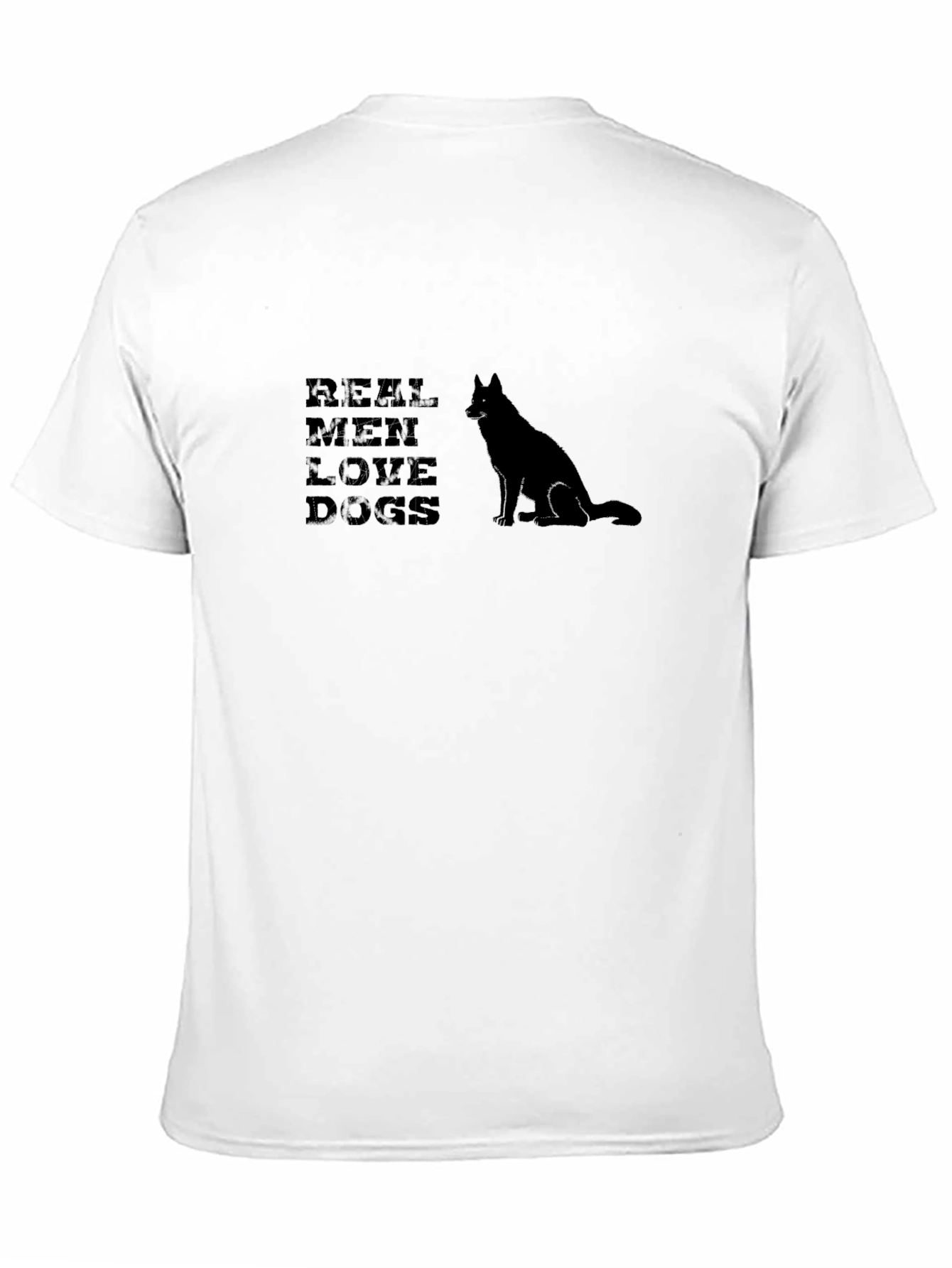 Real Men Love Dogs T-Shirt - Graphic Tee