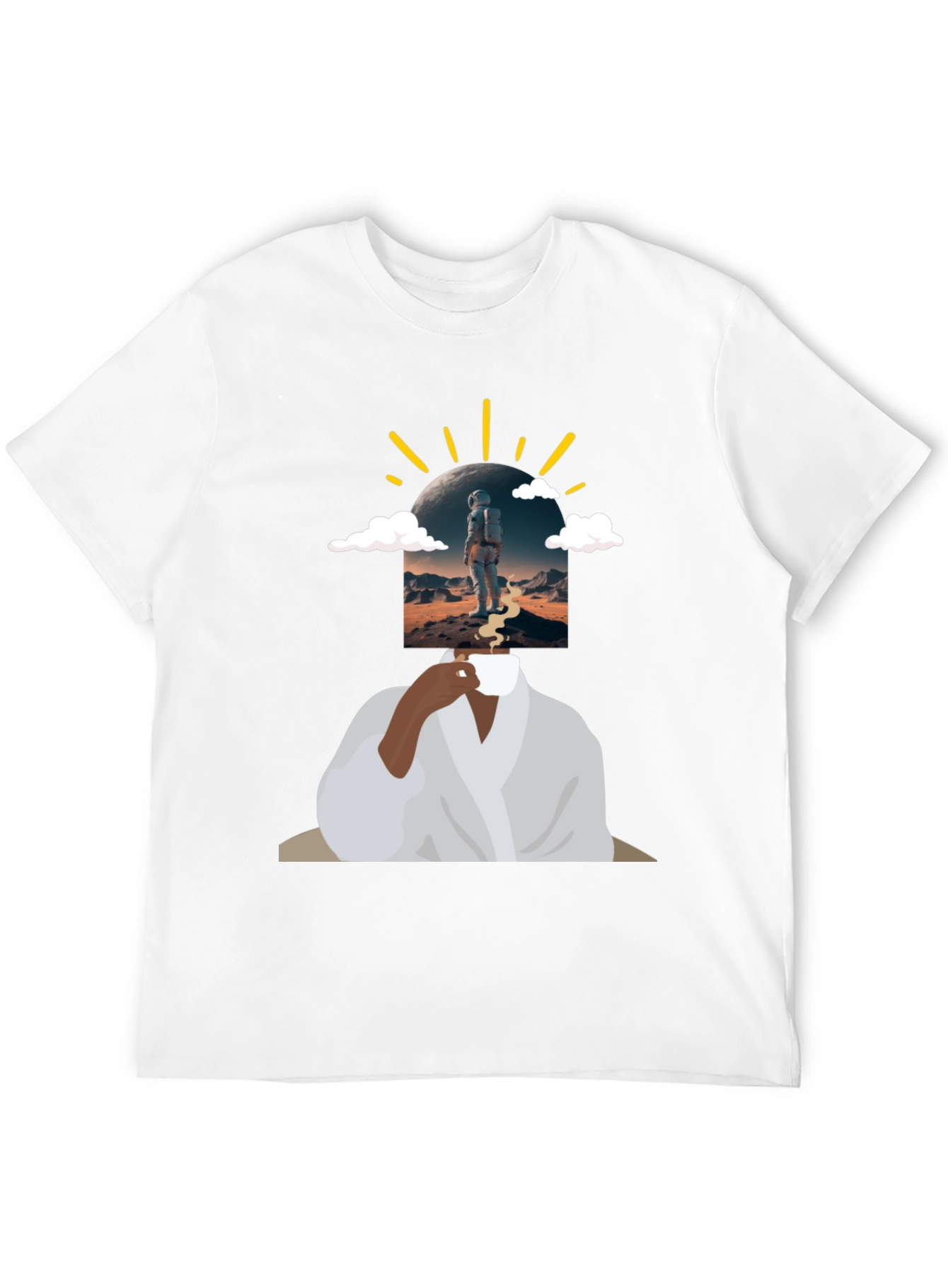 Astronaut Coffee Graphic Tee