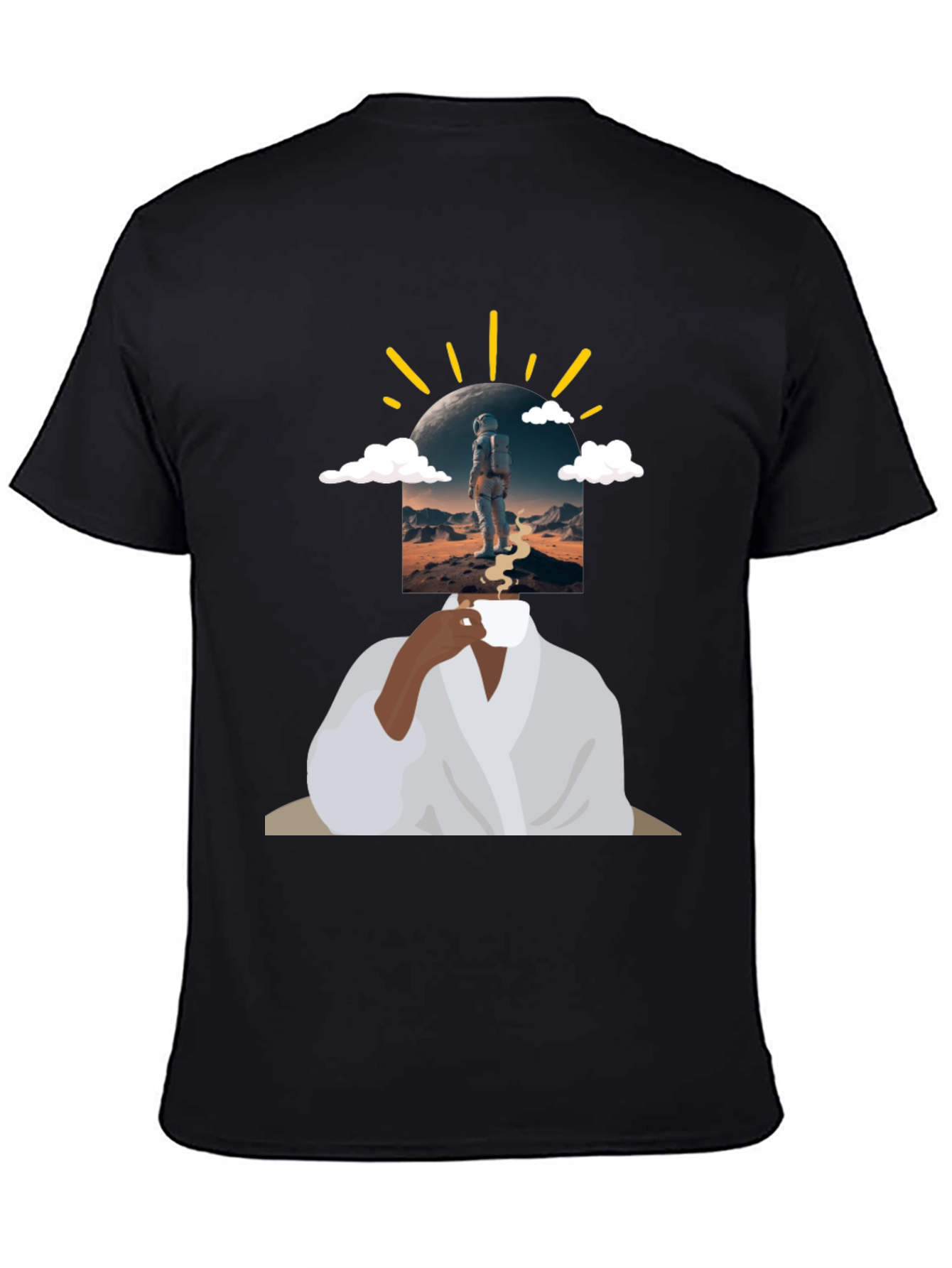 Astronaut Coffee Graphic Tee