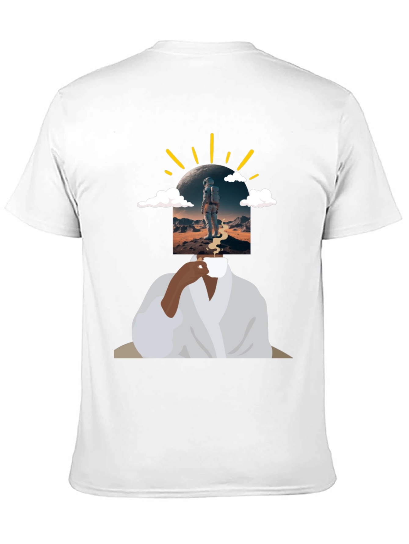 Astronaut Coffee Graphic Tee