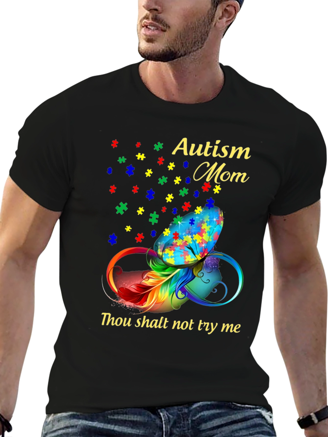 Autism Mom Graphic T-Shirt
