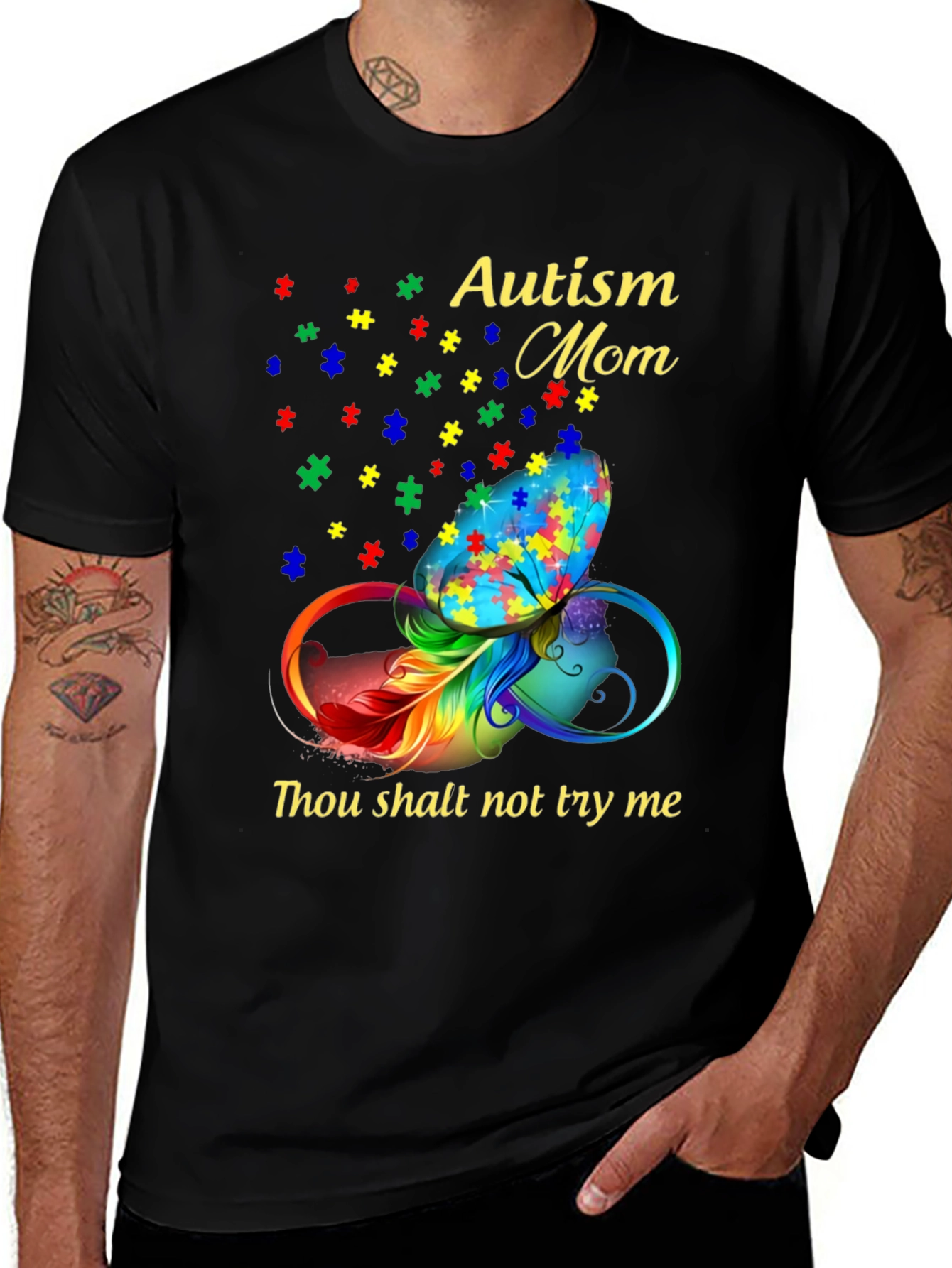 Autism Mom Graphic T-Shirt