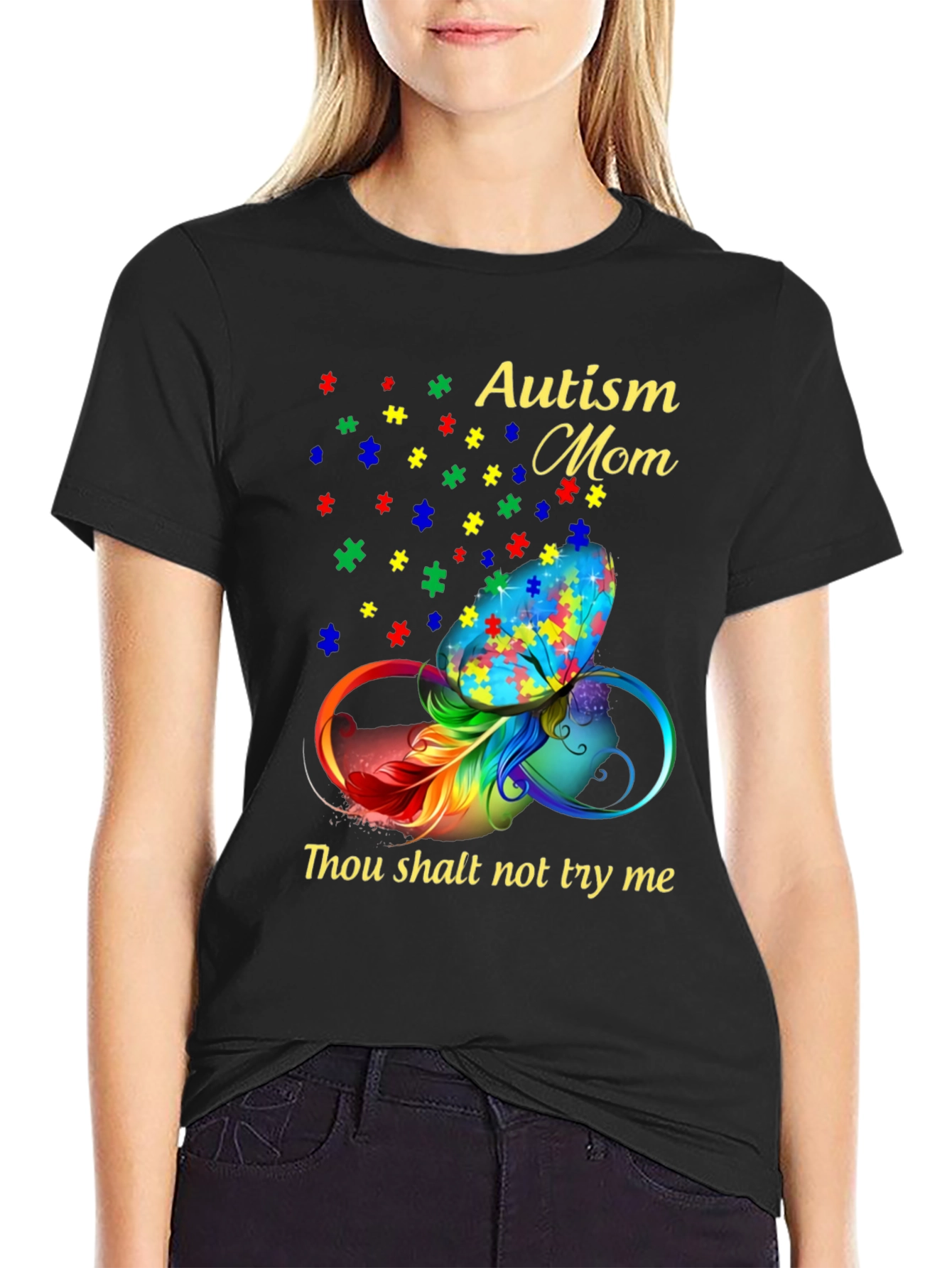 Autism Mom Graphic T-Shirt