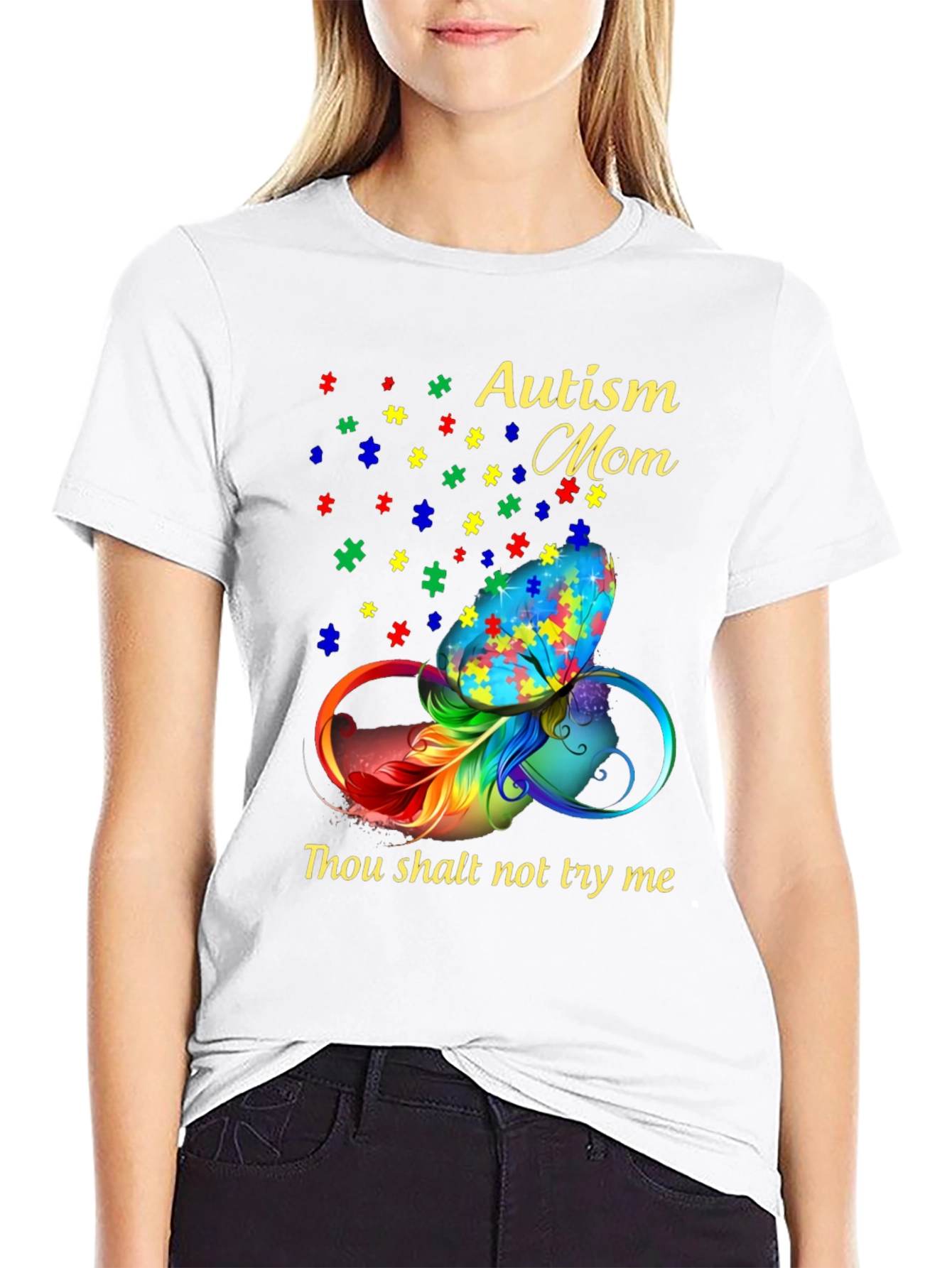 Autism Mom Graphic T-Shirt