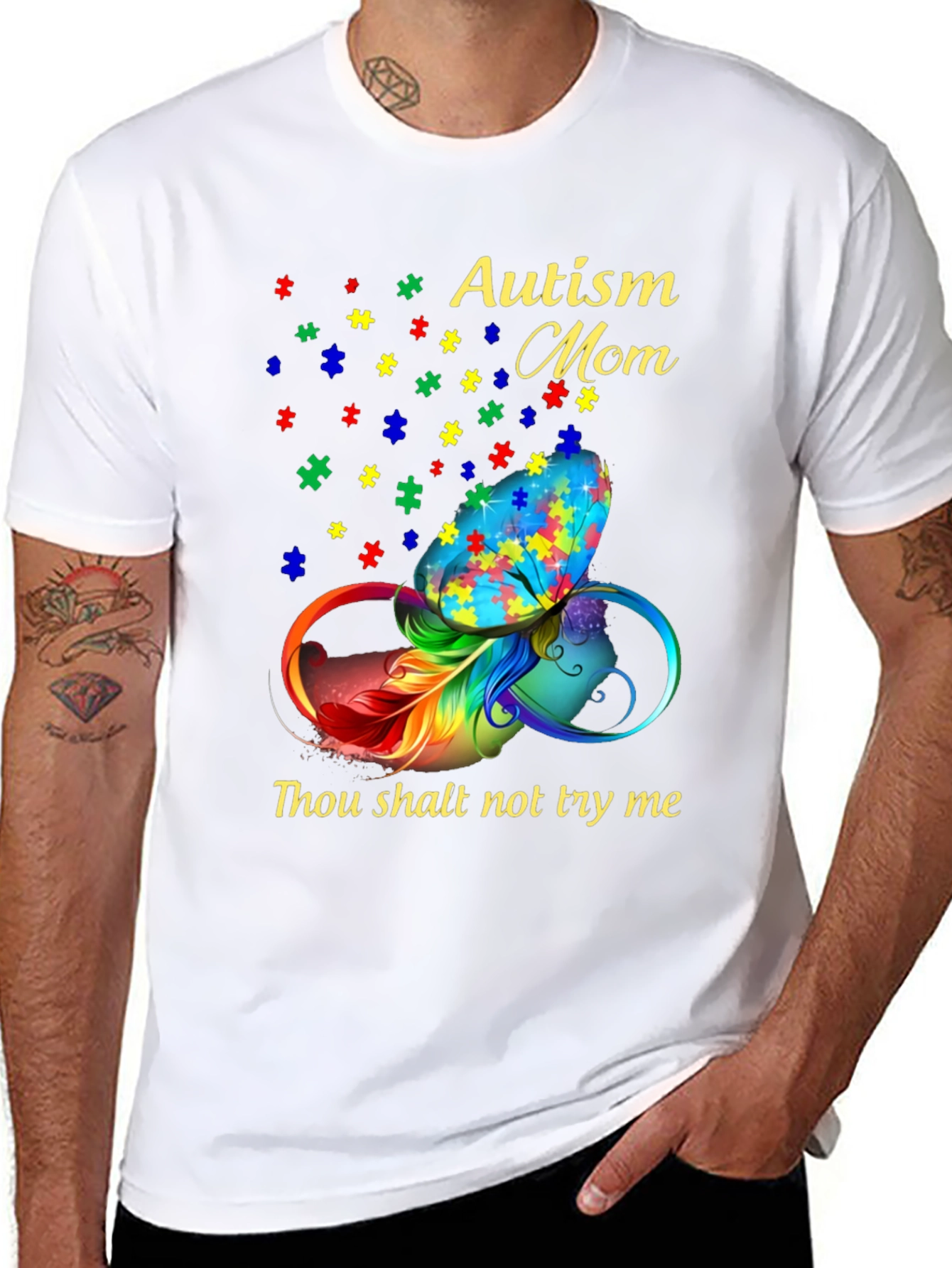 Autism Mom Graphic T-Shirt