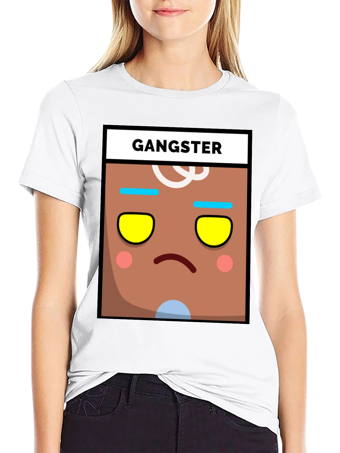 Gangster Gingerbread Man Graphic Tee