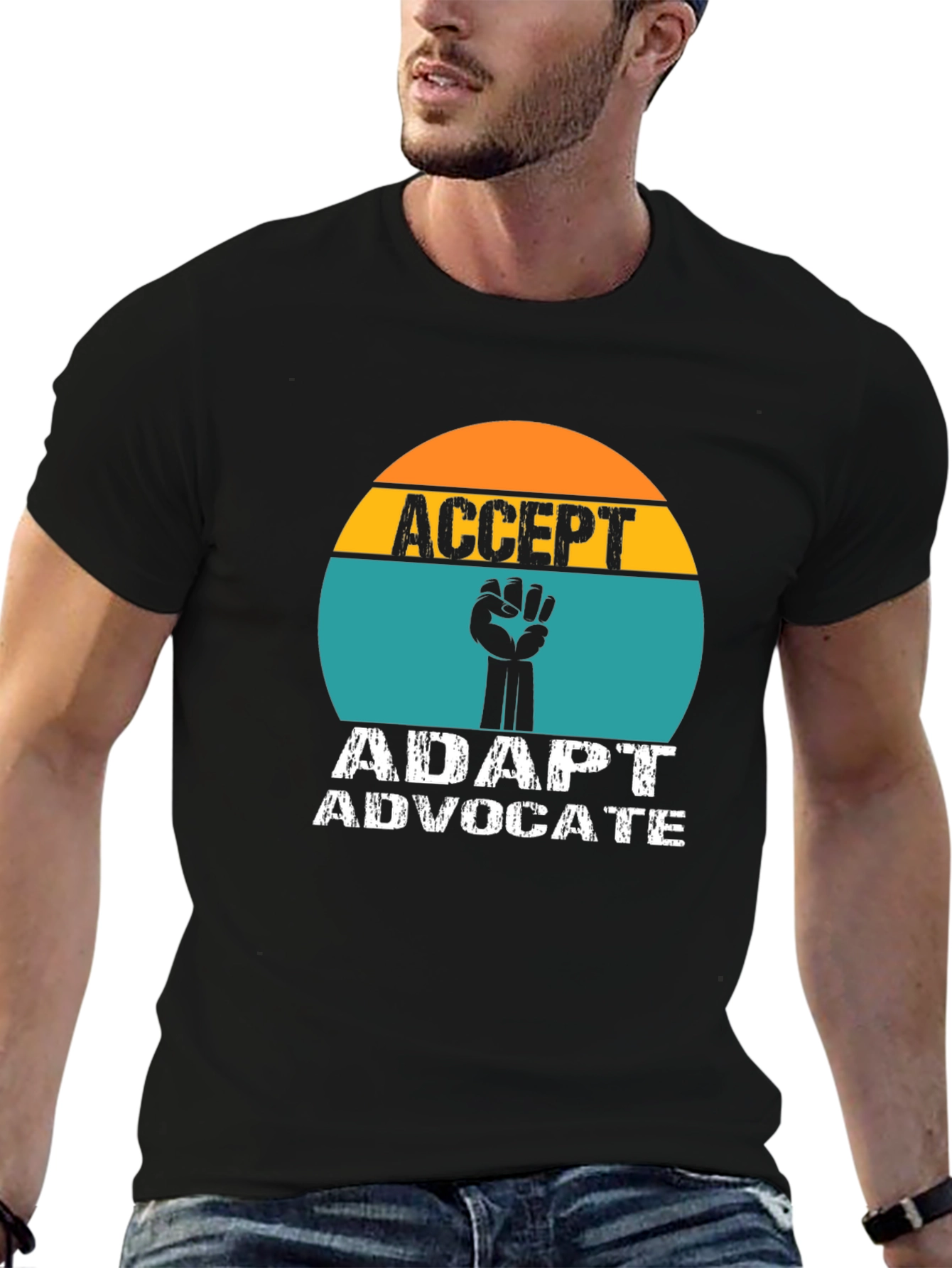 Accept Adapt Advocate Graphic Tee