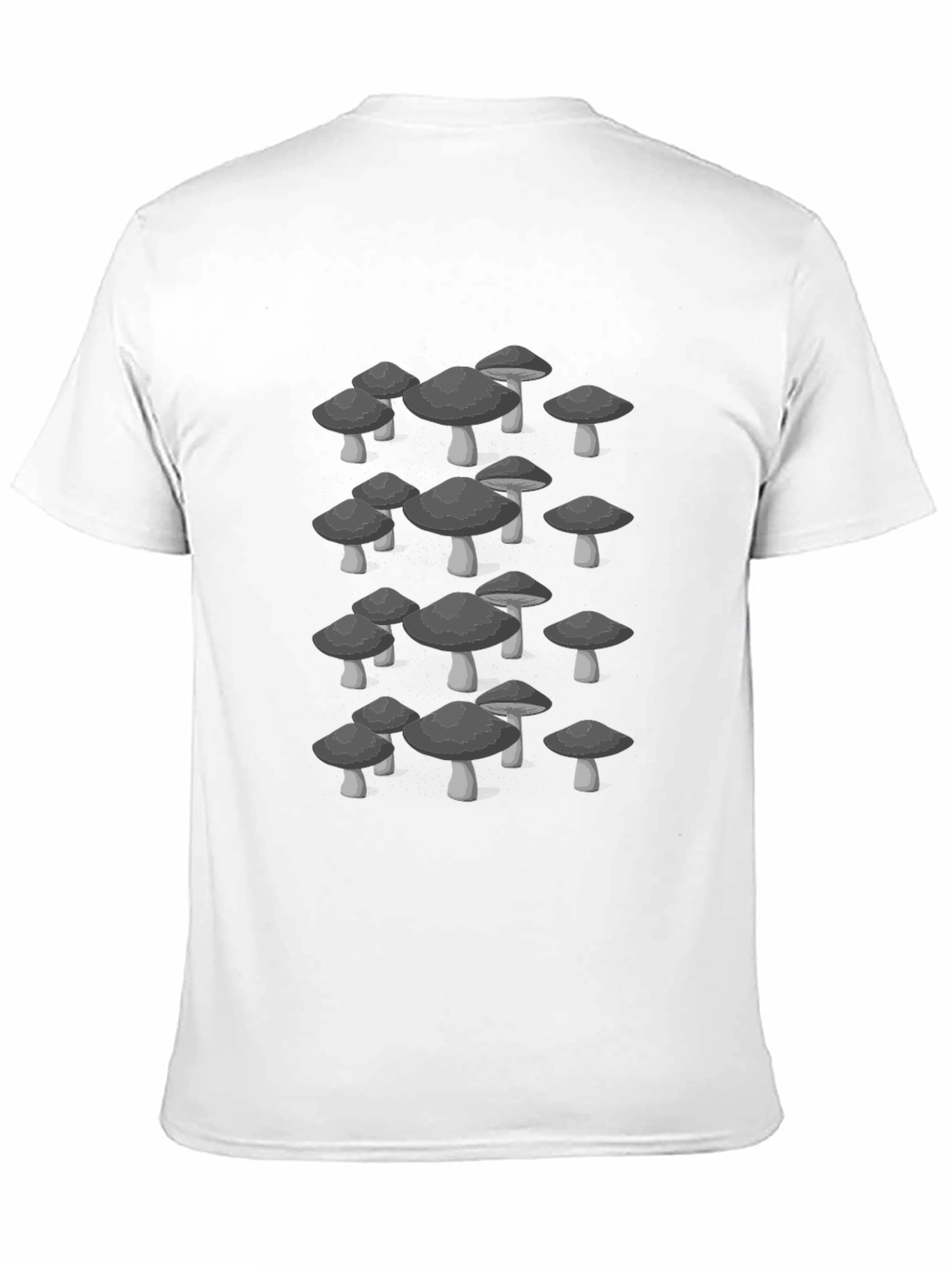 Mushroom Graphic Black T-Shirt