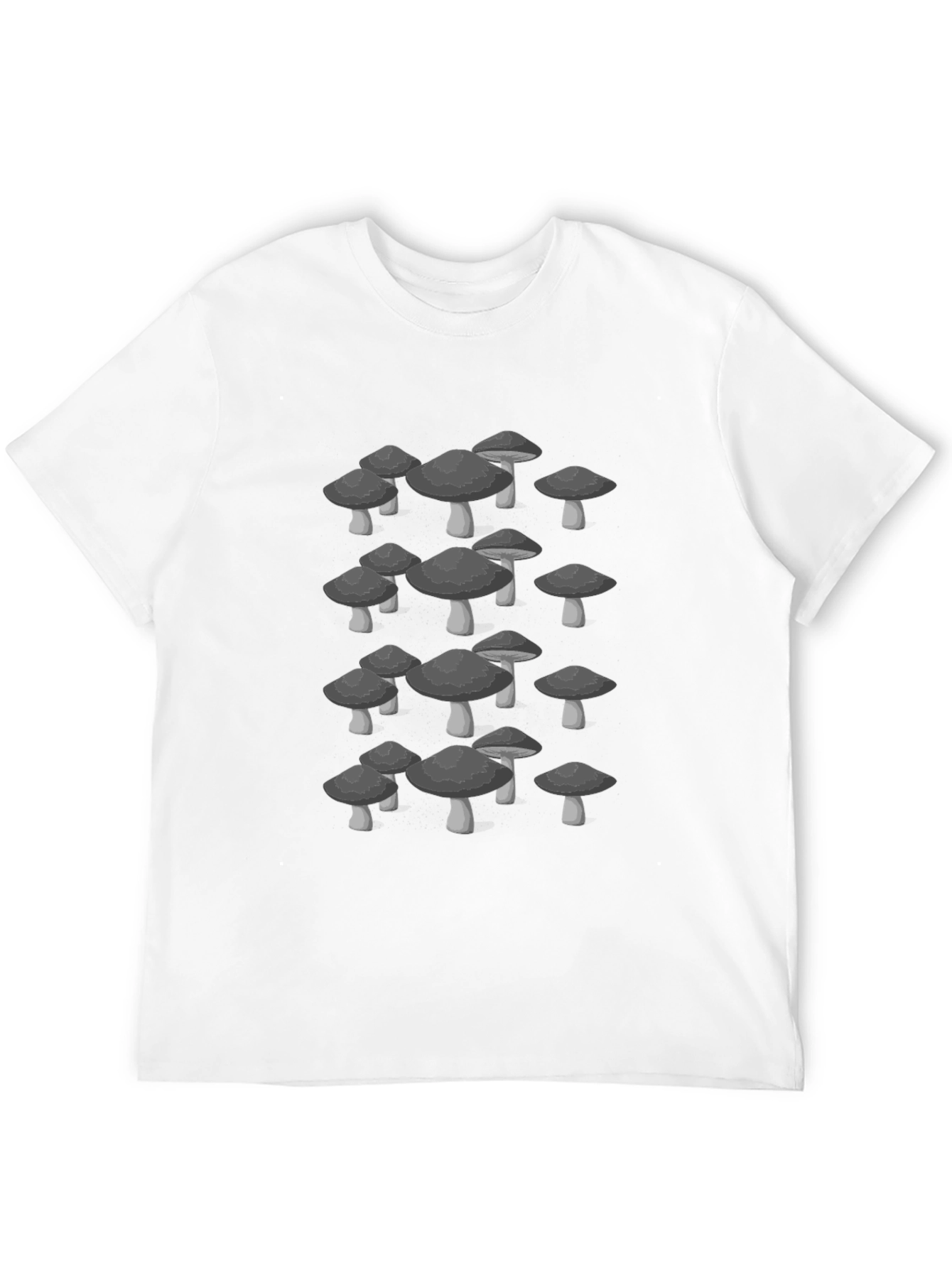 Mushroom Graphic Black T-Shirt