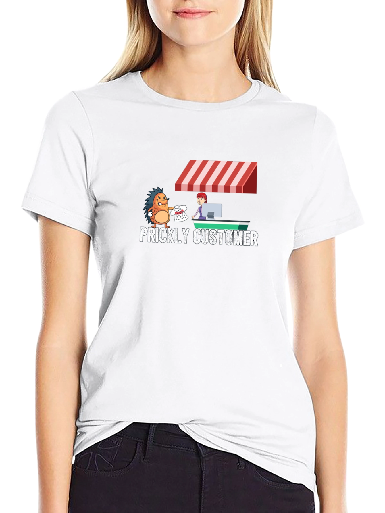 Prickly Customer Graphic T-Shirt