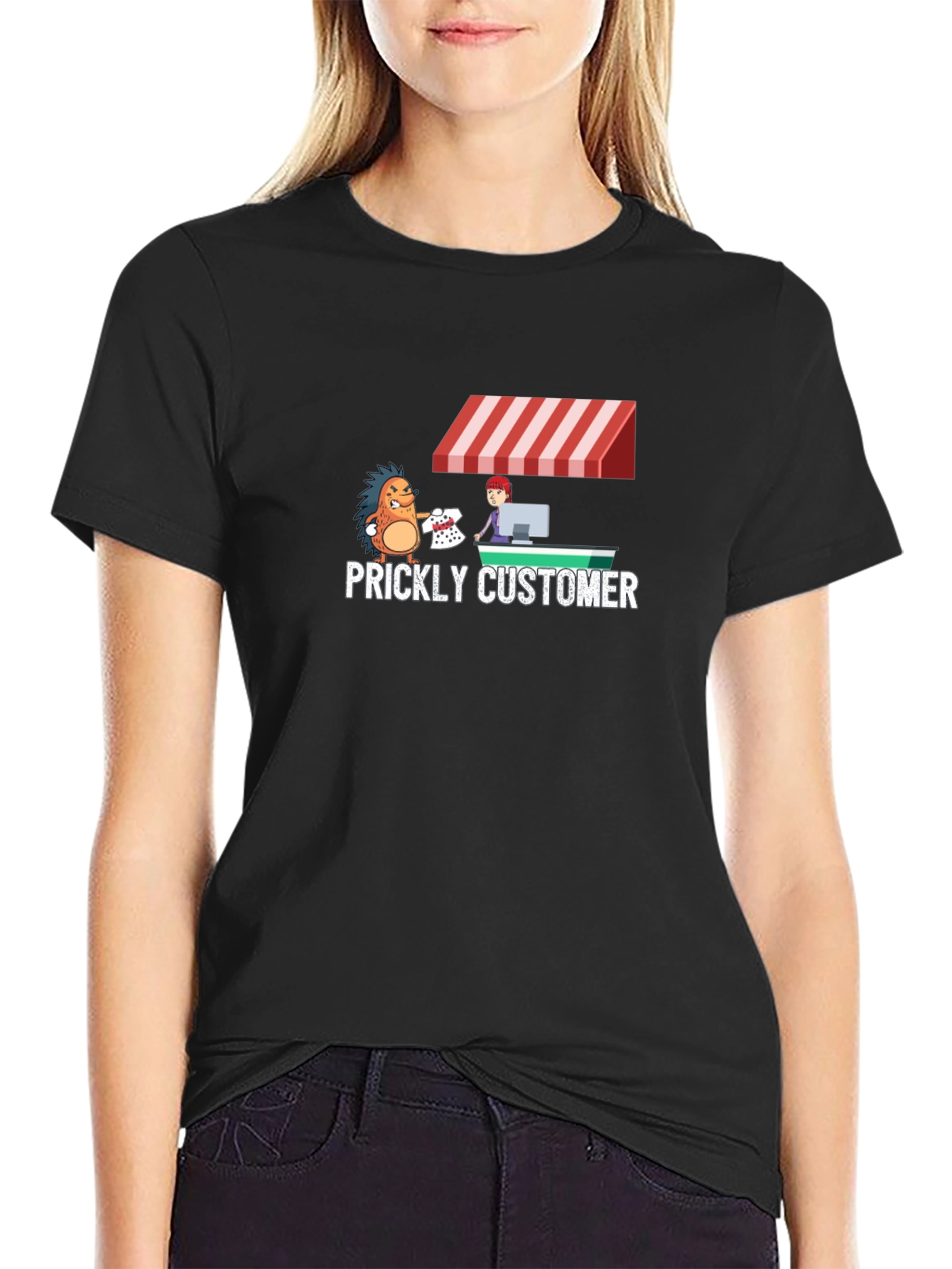 Prickly Customer Graphic T-Shirt