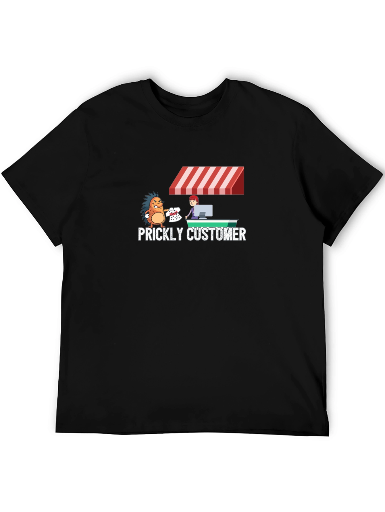 Prickly Customer Graphic T-Shirt