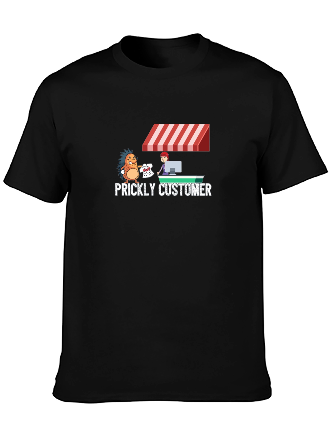 Prickly Customer Graphic T-Shirt