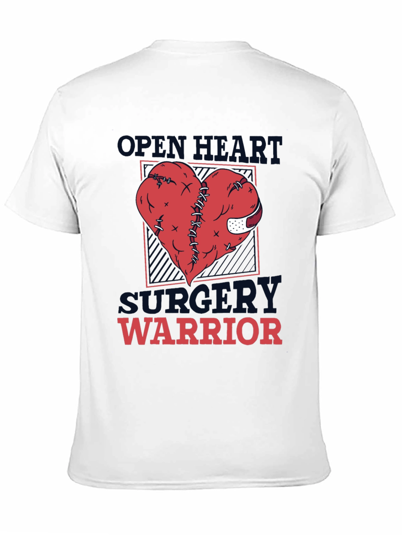 Open Heart Surgery Warrior Graphic T-Shirt