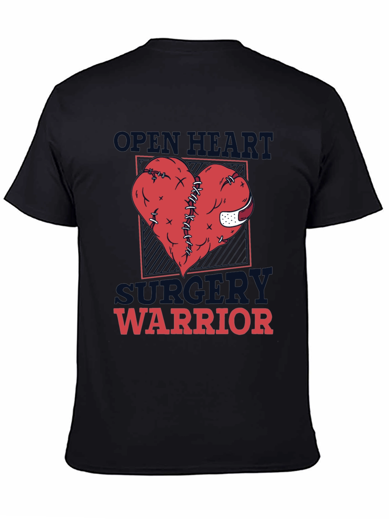 Open Heart Surgery Warrior Graphic T-Shirt