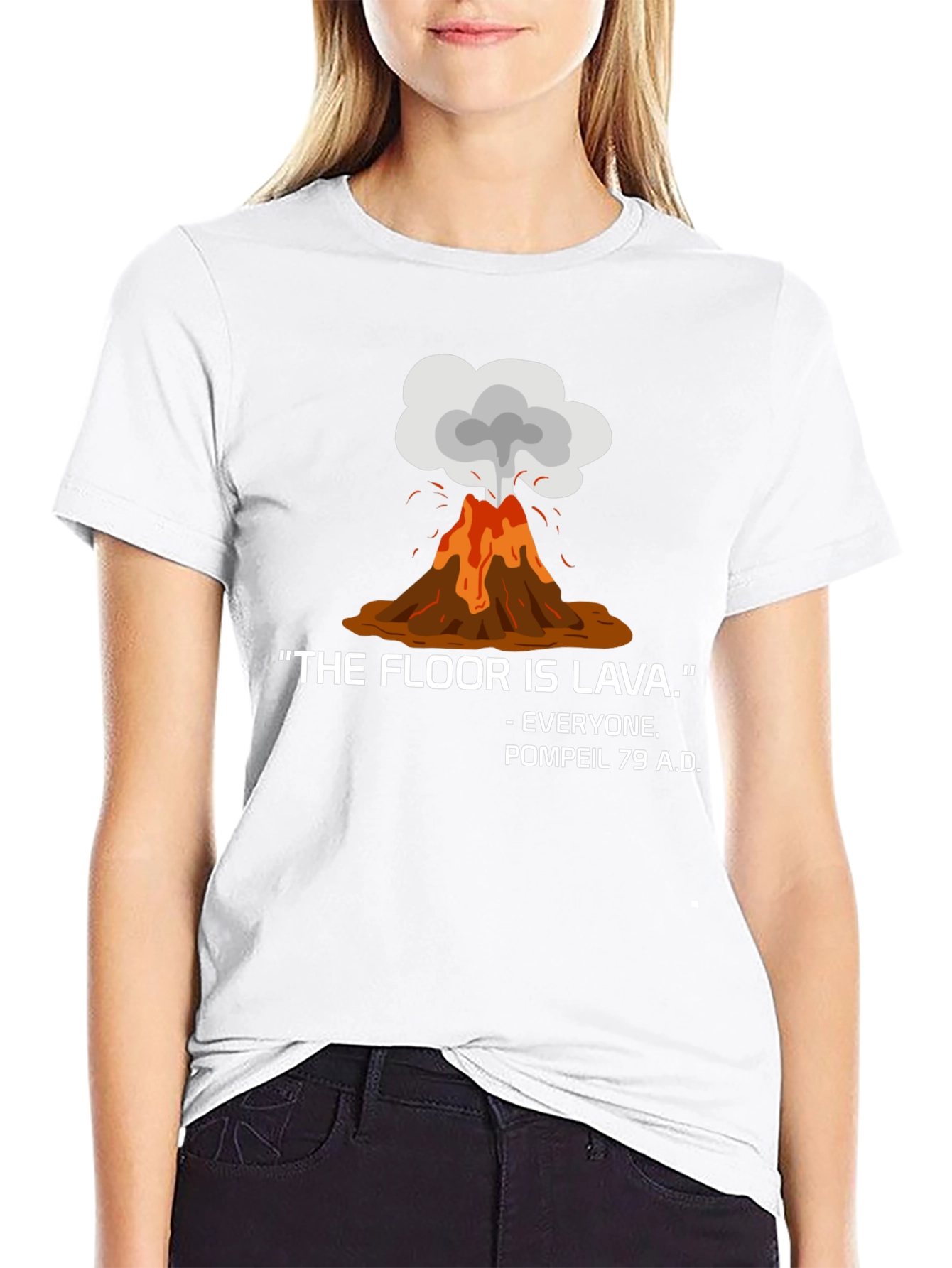 The Floor is Lava Pompeii 79 AD T-Shirt