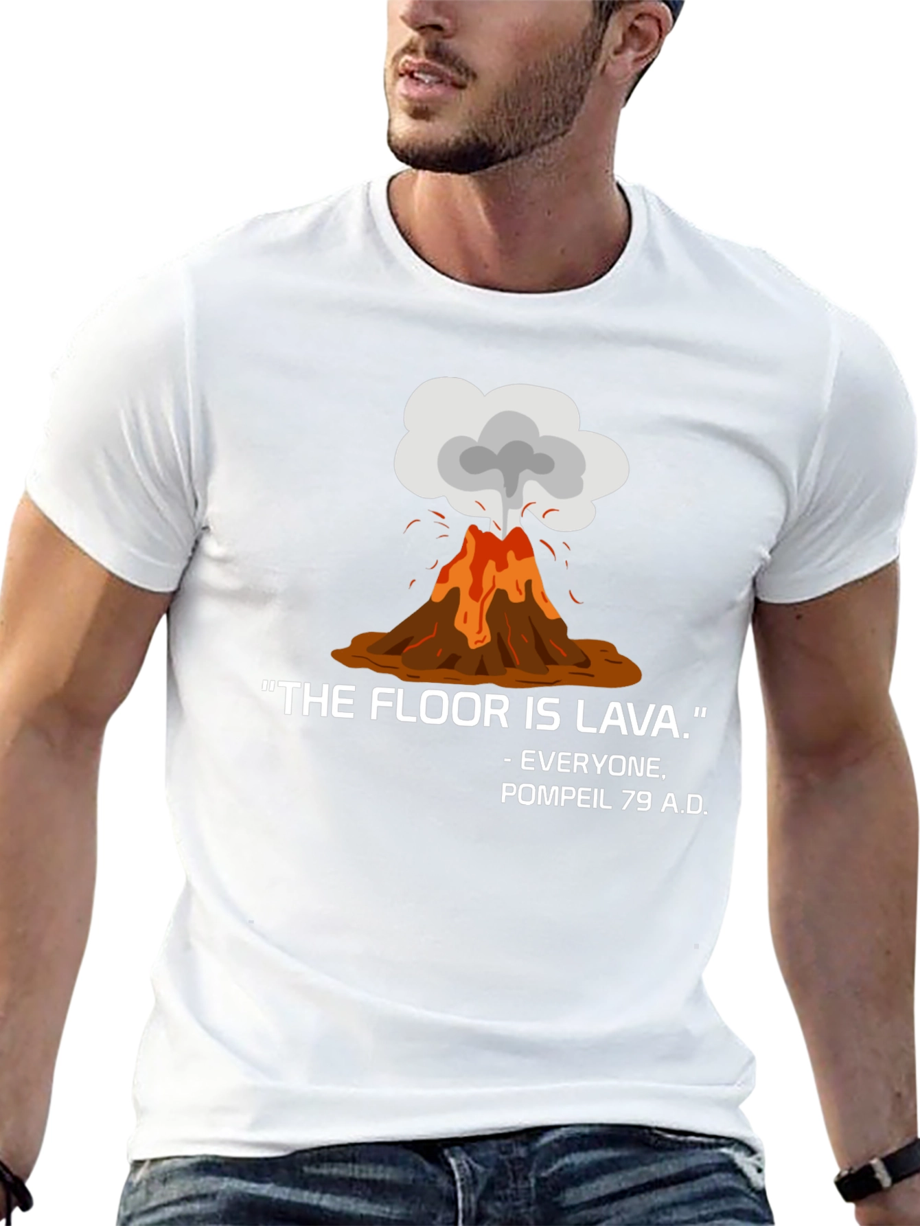 The Floor is Lava Pompeii 79 AD T-Shirt