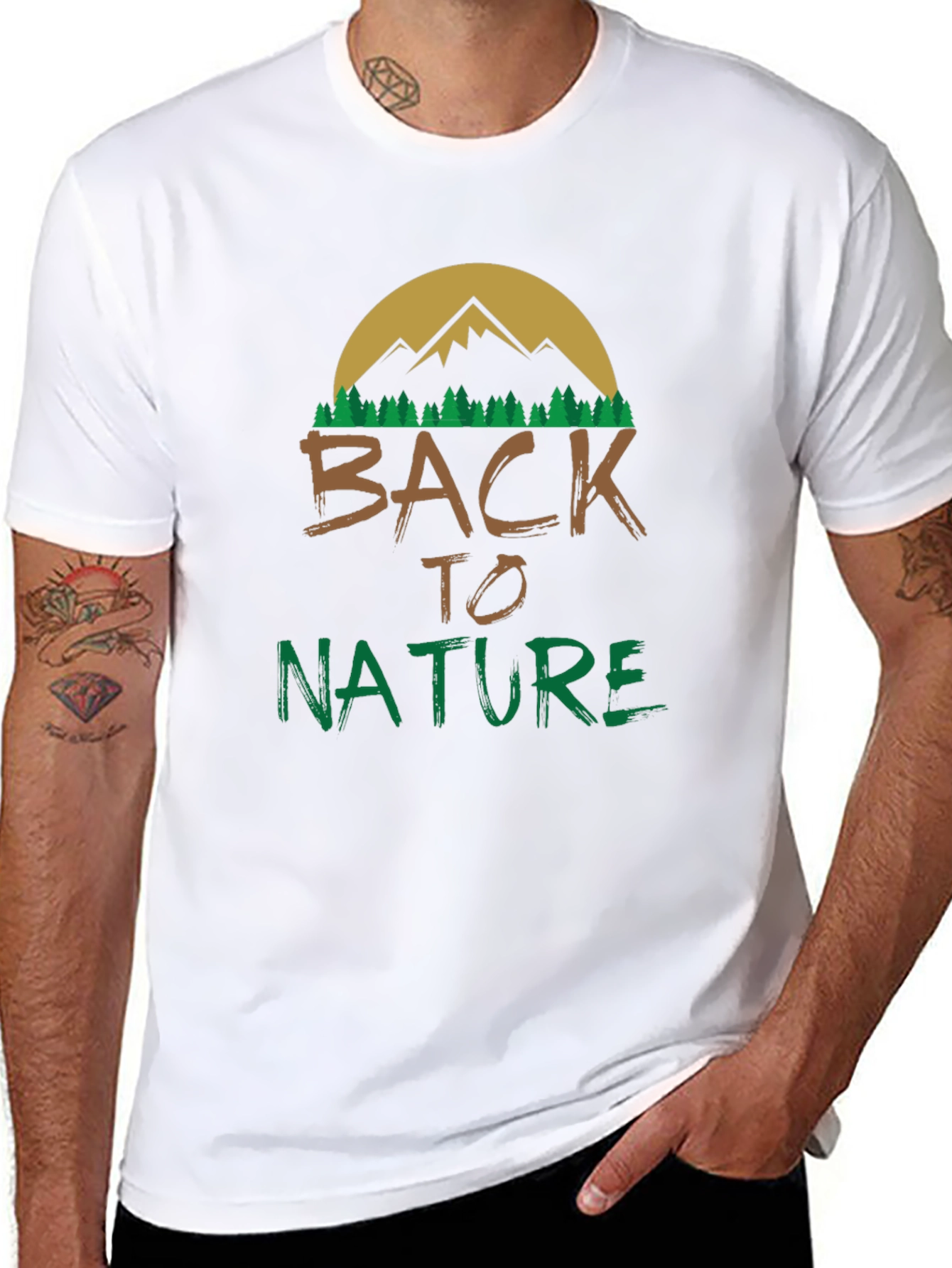 Back to Nature Graphic T-Shirt