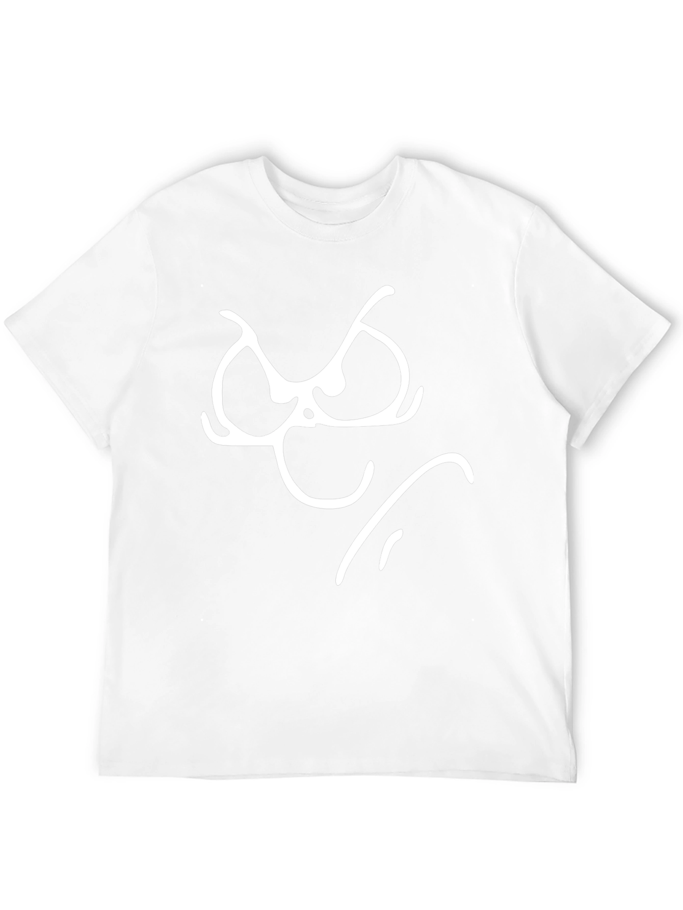 Grumpy Face Graphic Tee - Black Cotton T-Shirt