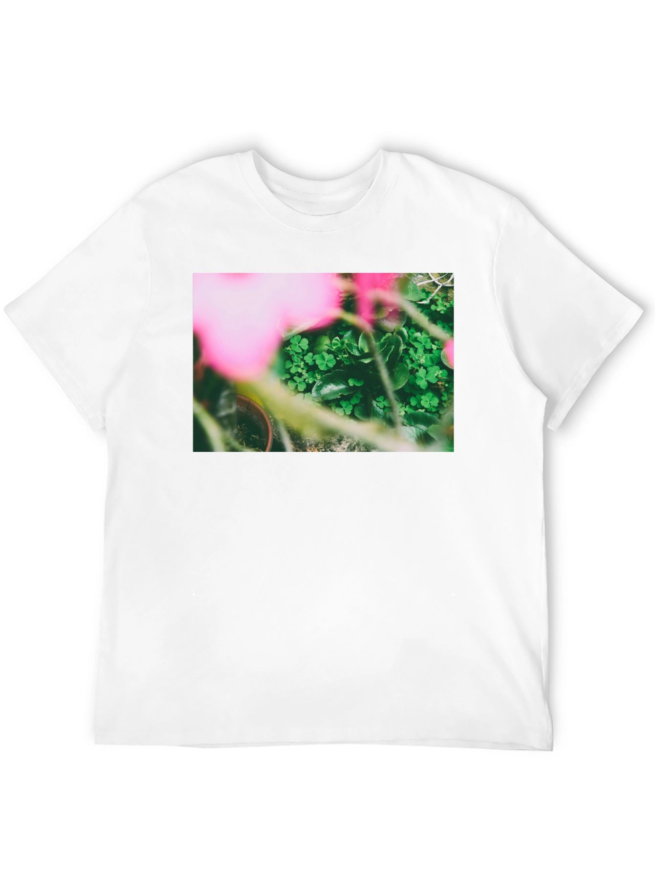 Clover Garden Graphic Tee - Stylish Comfort