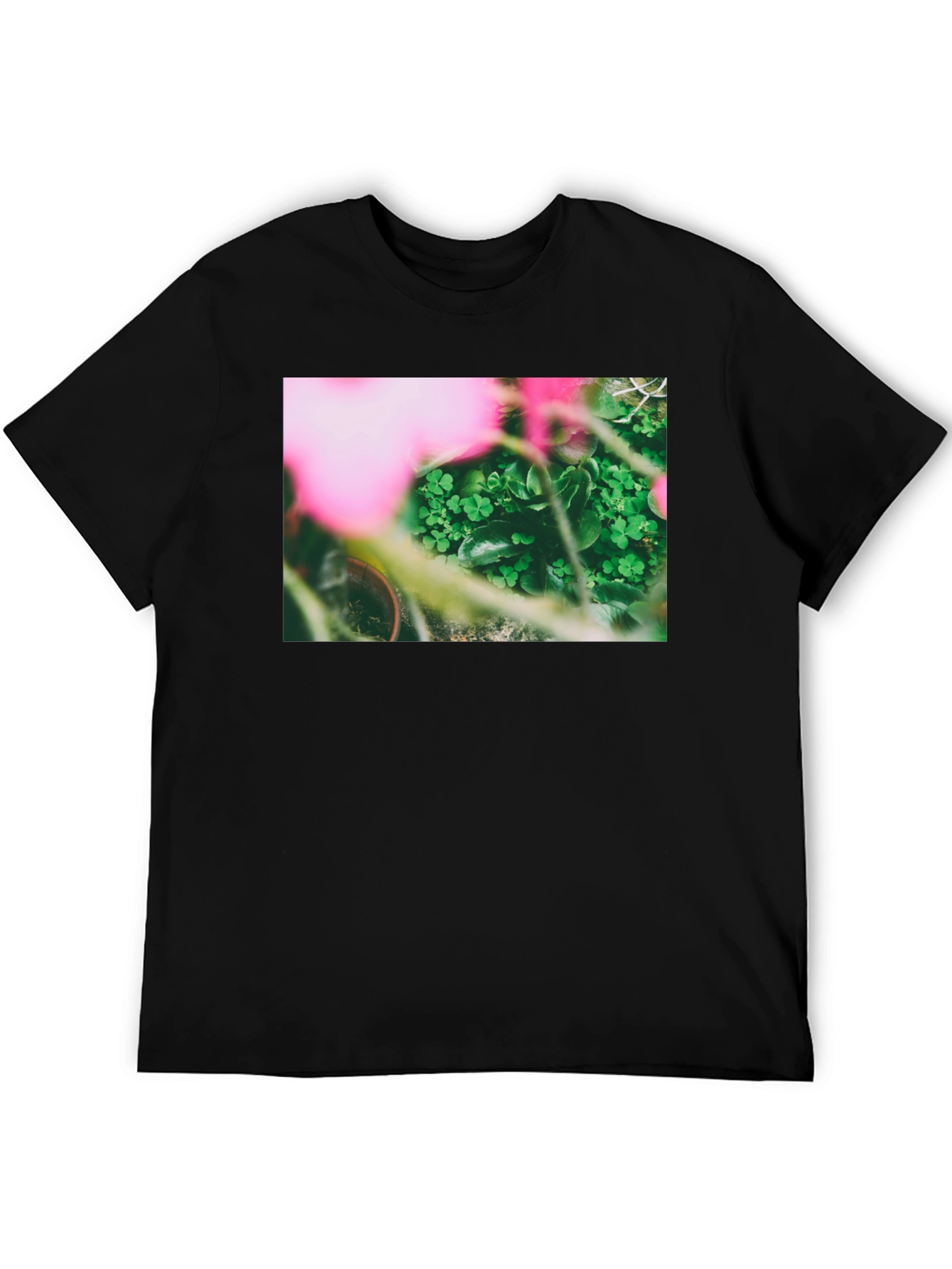 Clover Garden Graphic Tee - Stylish Comfort