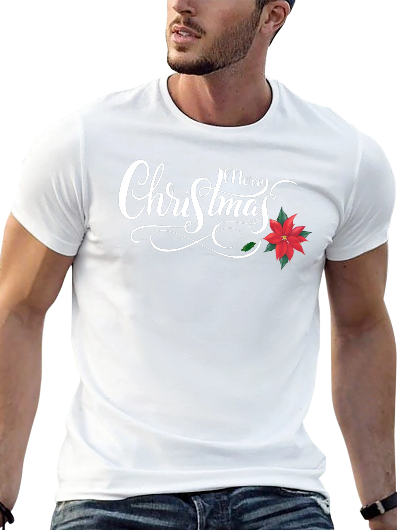 Merry Christmas Graphic Tee - Holiday Style