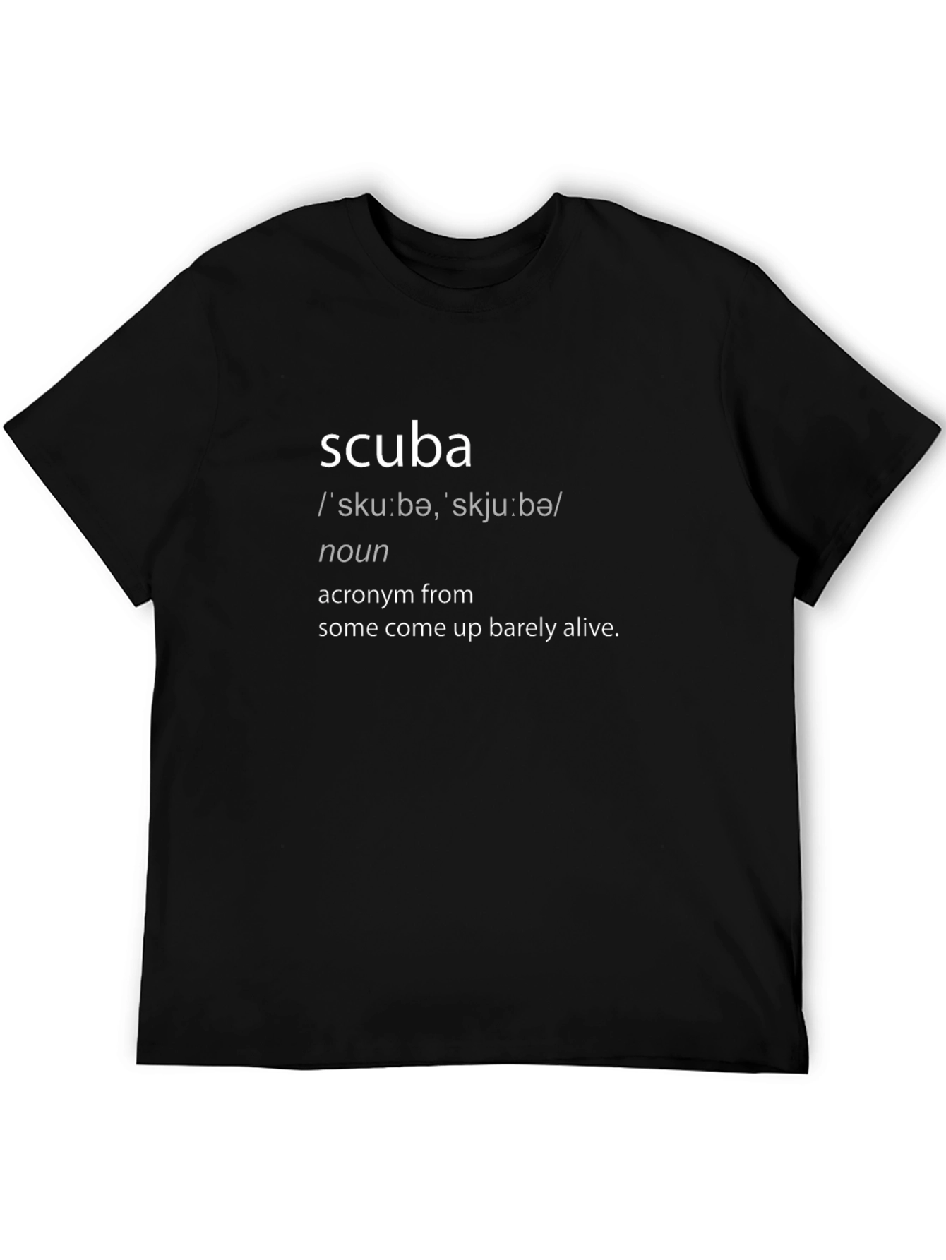 Scuba Definition T-Shirt - Funny Diving Apparel