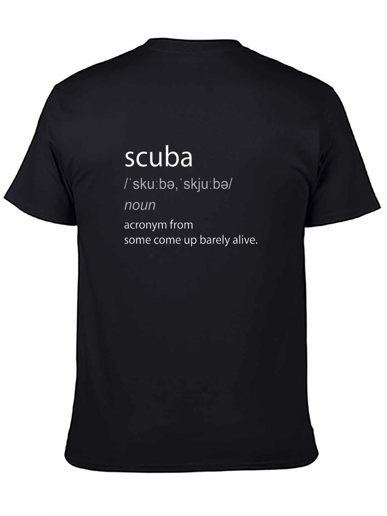 Scuba Definition T-Shirt - Funny Diving Apparel