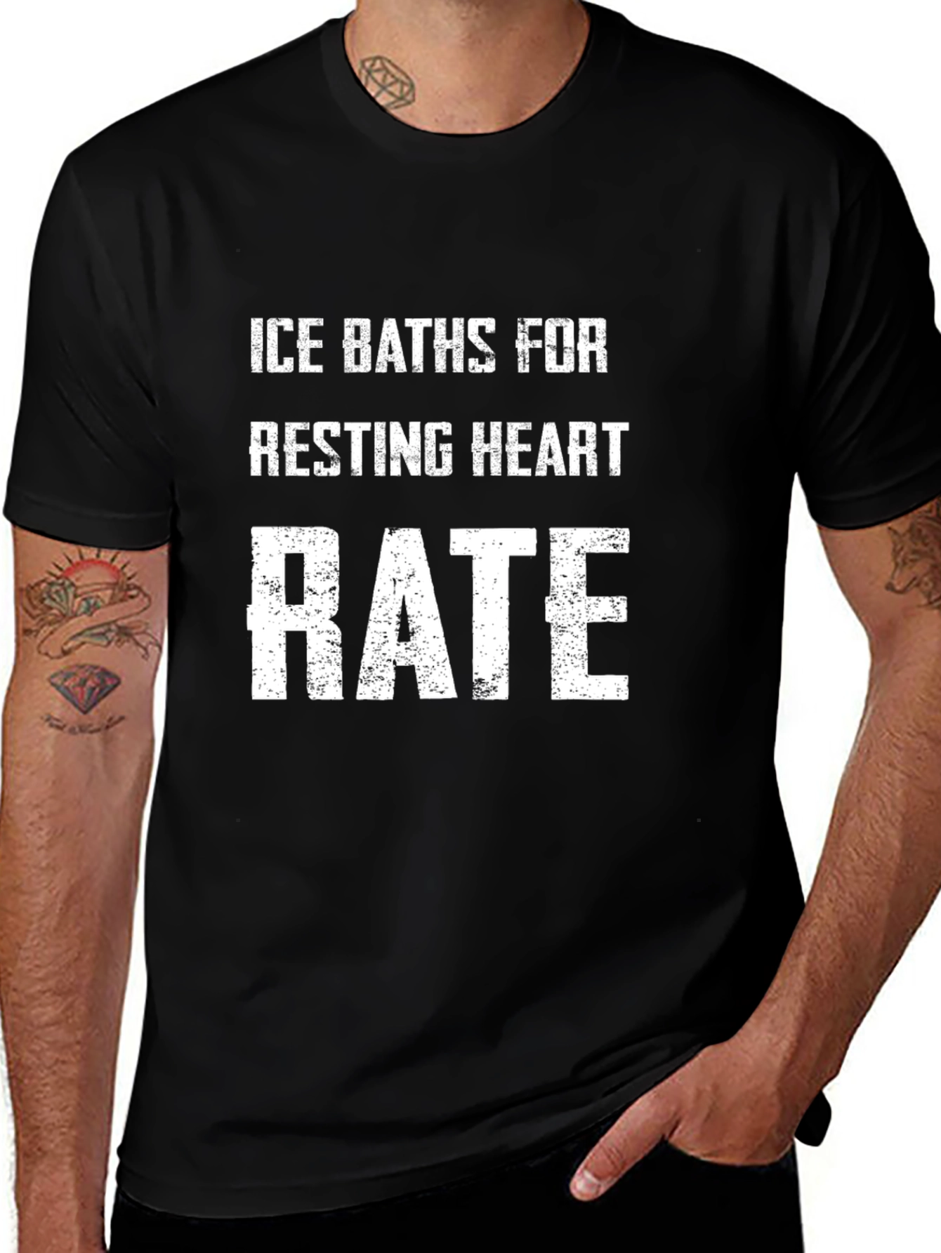 Ice Baths for Resting Heart Rate T-Shirt