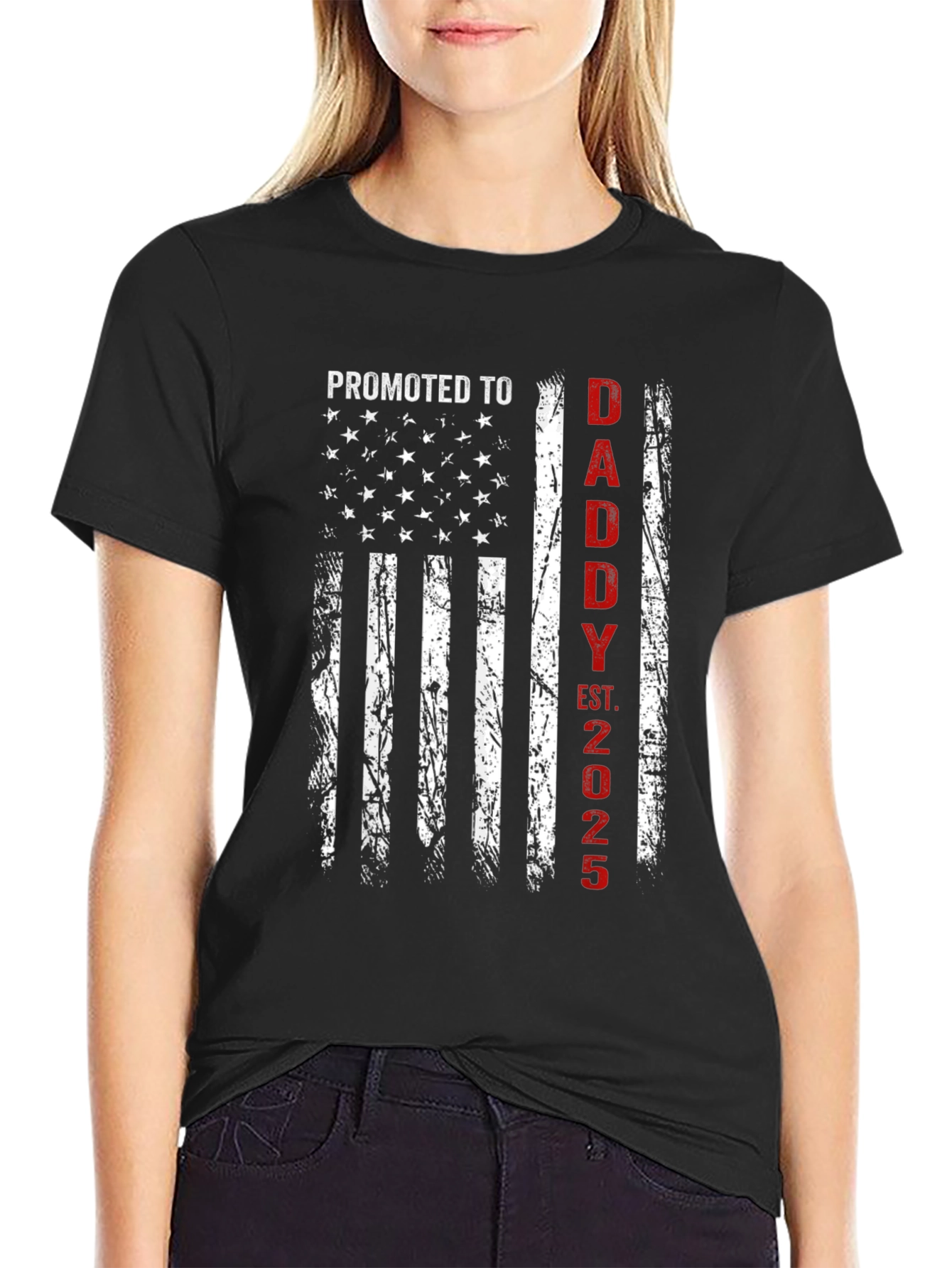 Promoted to Daddy 2025 T-Shirt