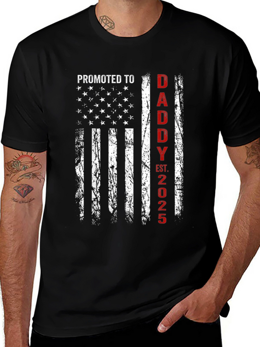 Promoted to Daddy 2025 T-Shirt