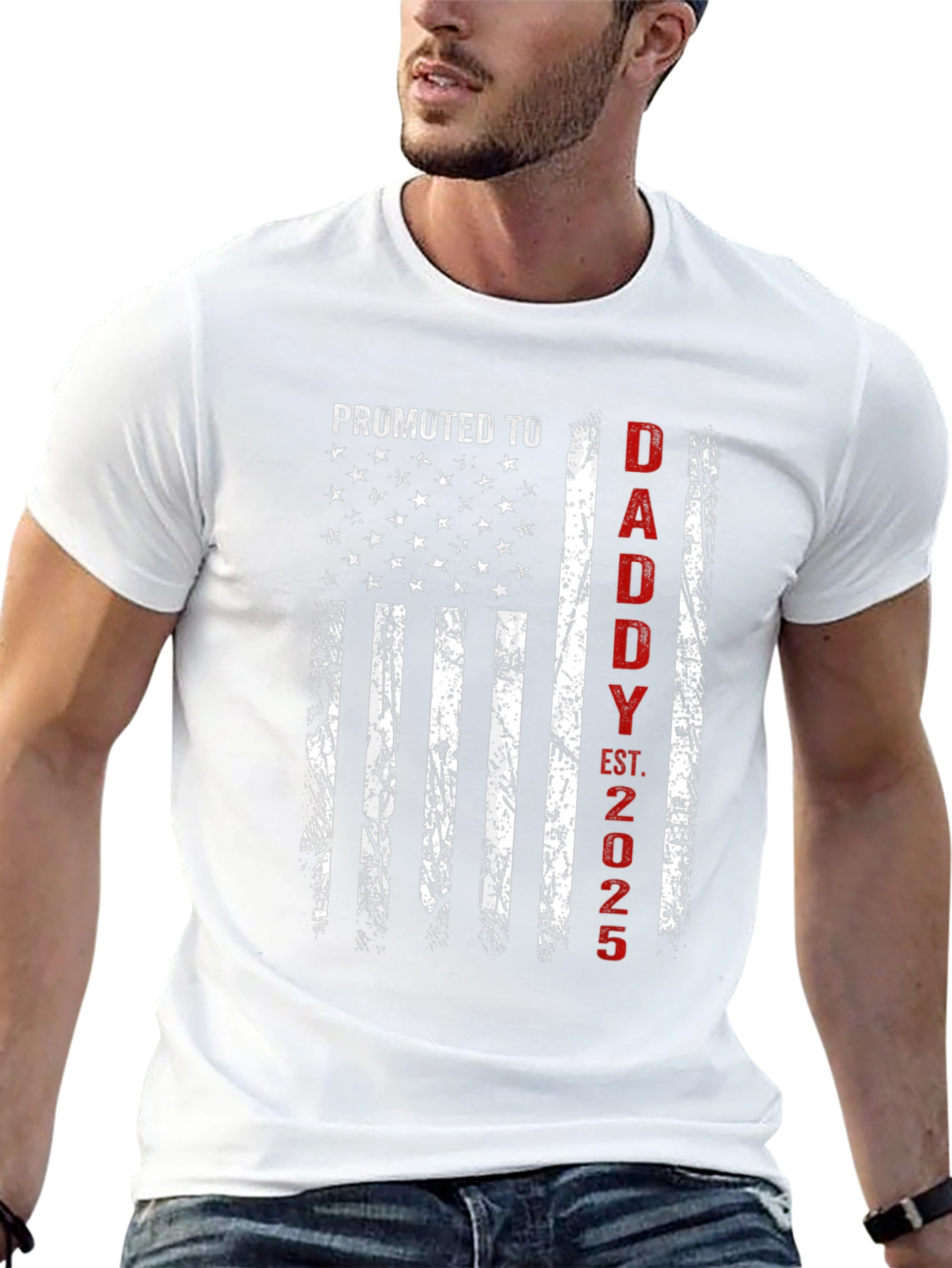 Promoted to Daddy 2025 T-Shirt