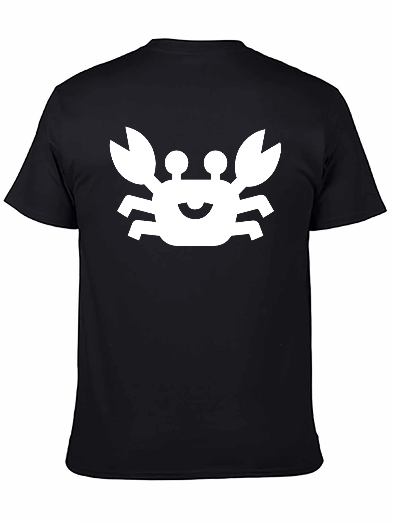 Crab Graphic Black T-Shirt