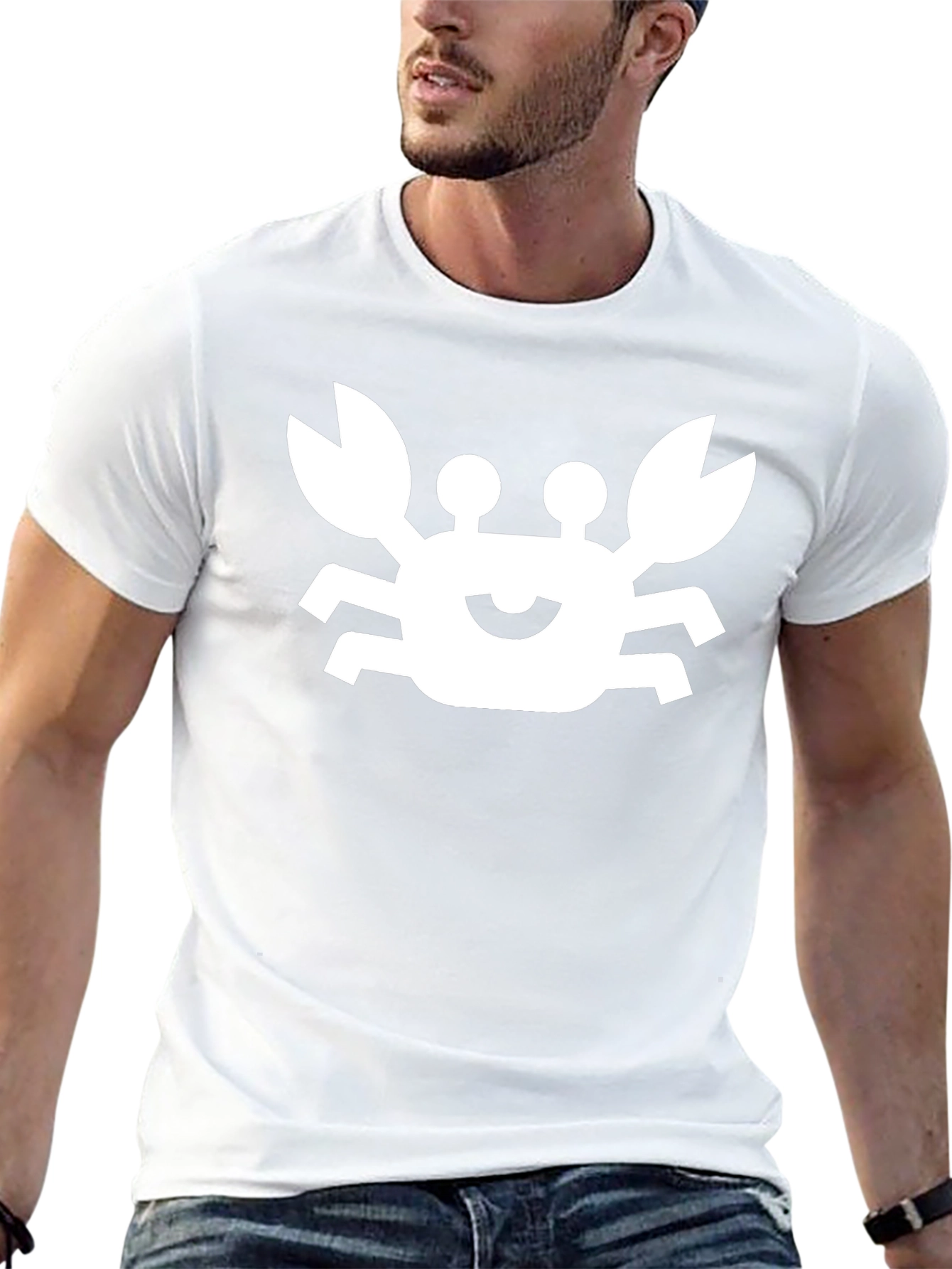 Crab Graphic Black T-Shirt