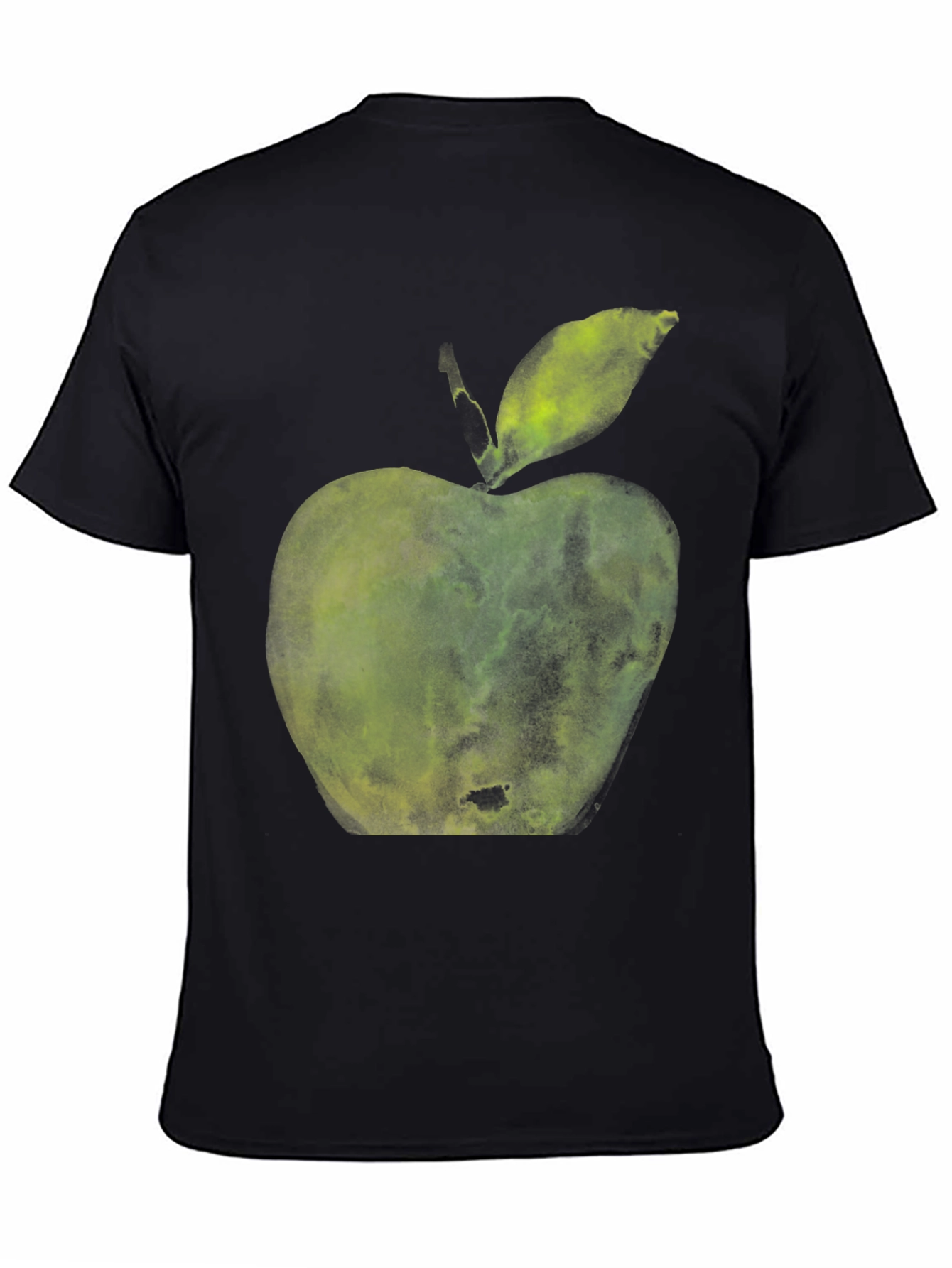 Green Apple Graphic T-Shirt - Casual Wear