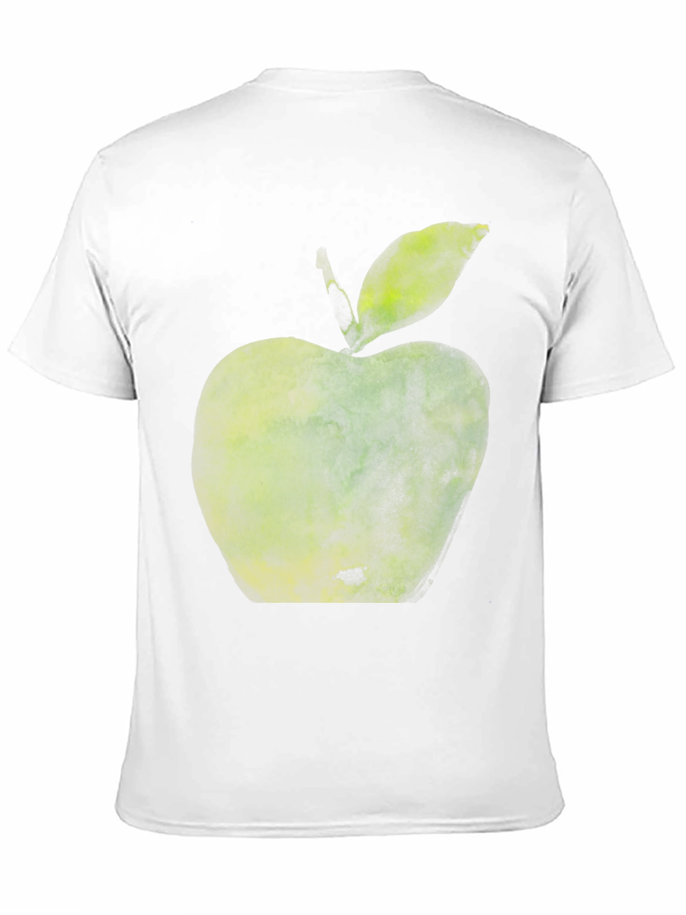 Green Apple Graphic T-Shirt - Casual Wear