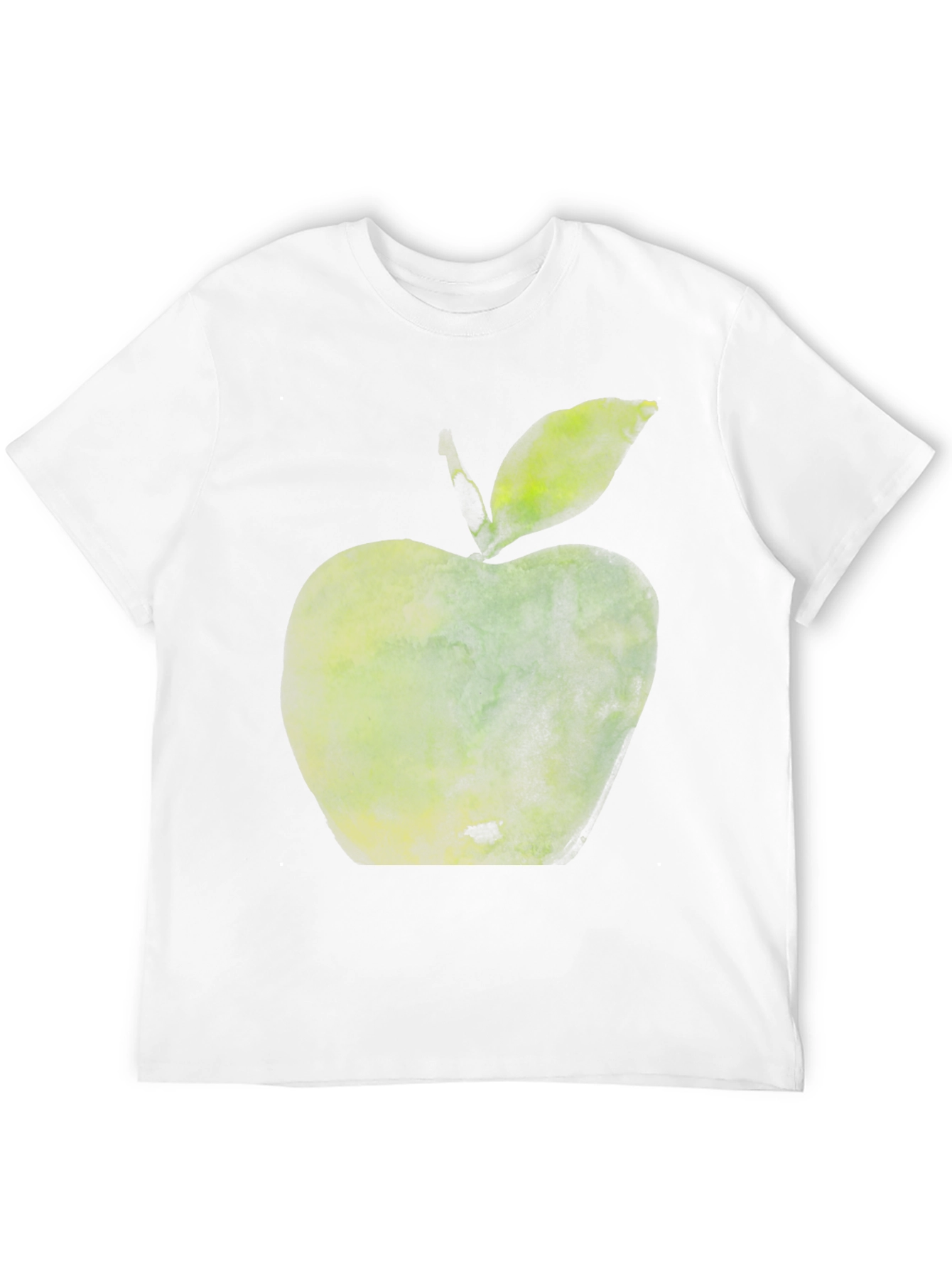Green Apple Graphic T-Shirt - Casual Wear