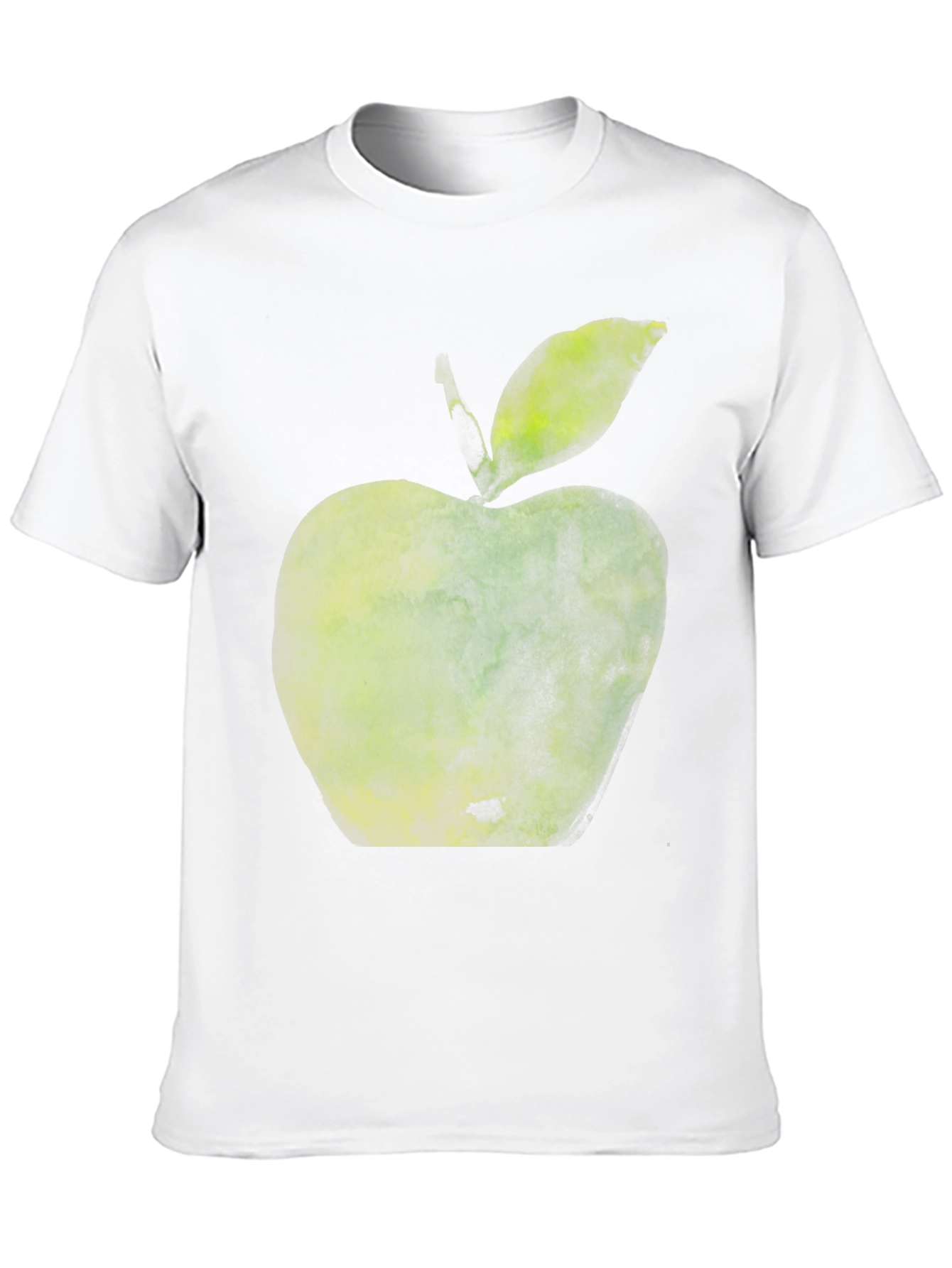 Green Apple Graphic T-Shirt - Casual Wear