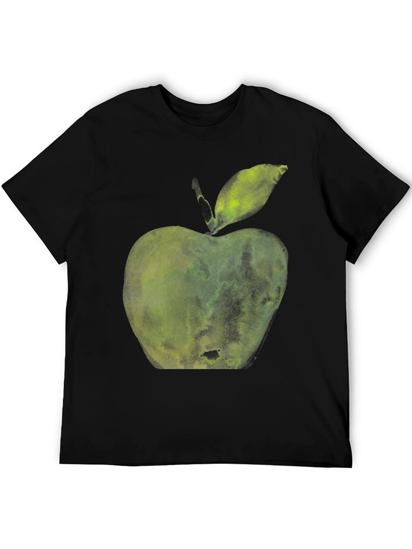 Green Apple Graphic T-Shirt - Casual Wear