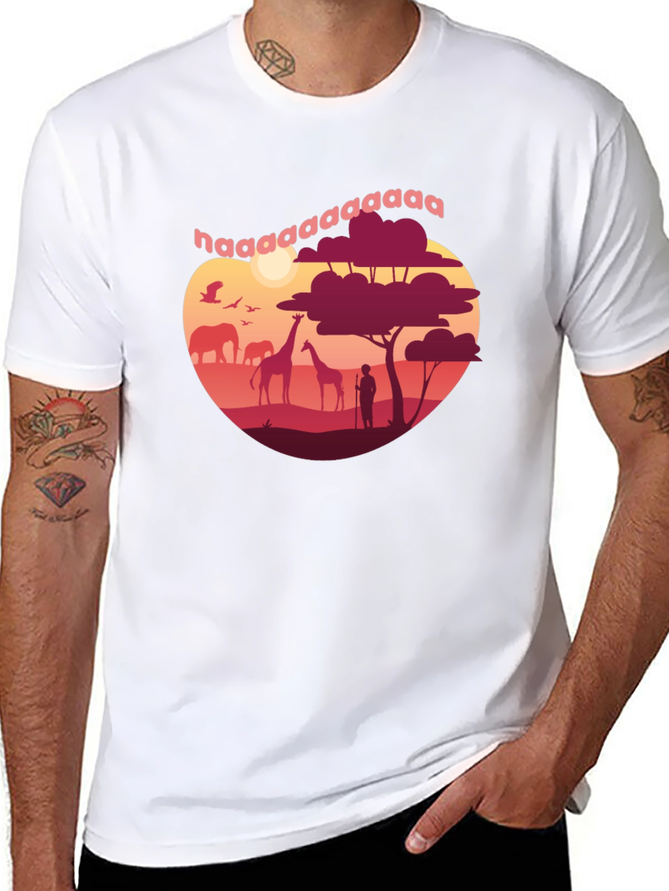 Safari Graphic Tee - Naaaaaaa