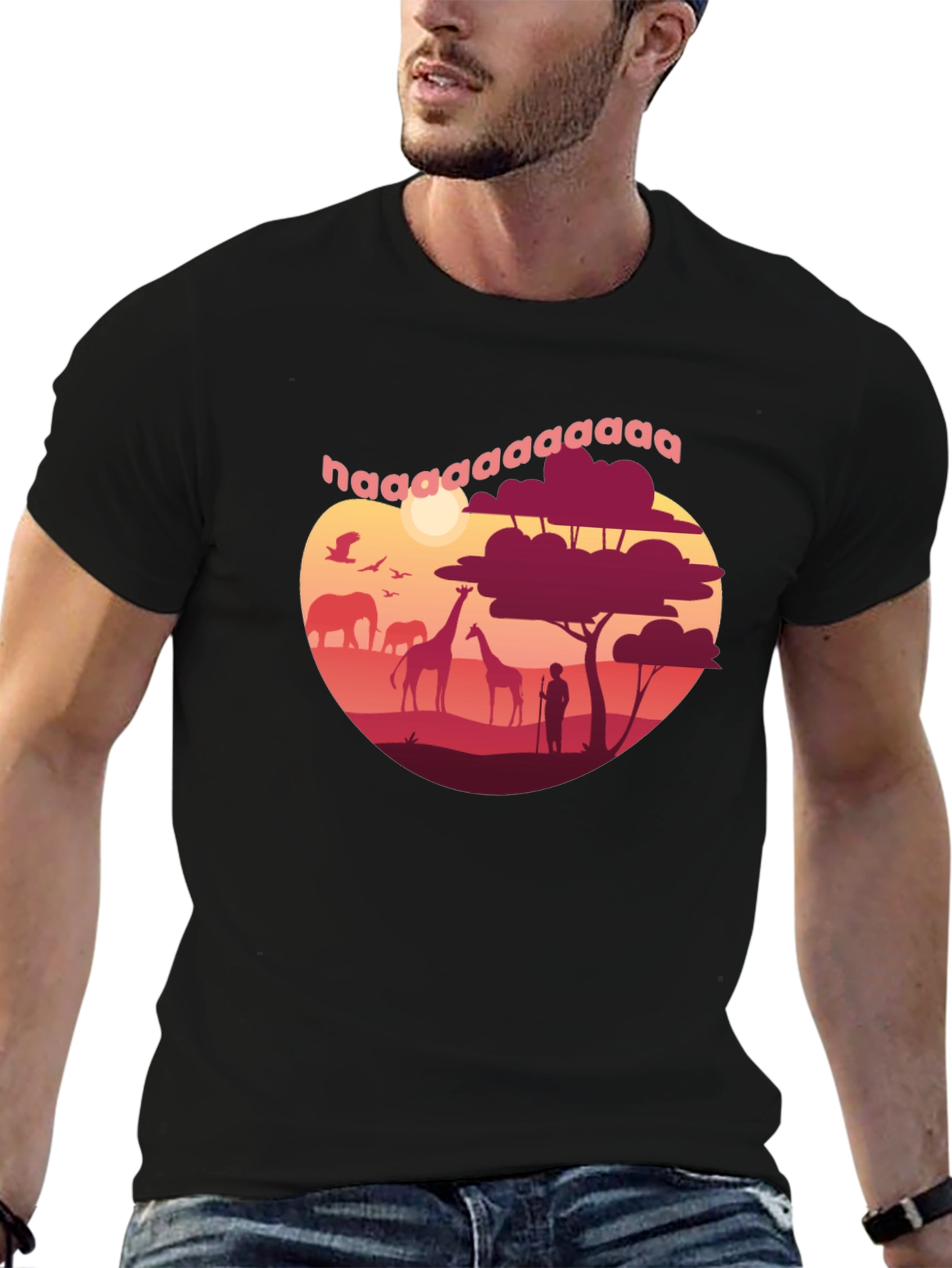 Safari Graphic Tee - Naaaaaaa