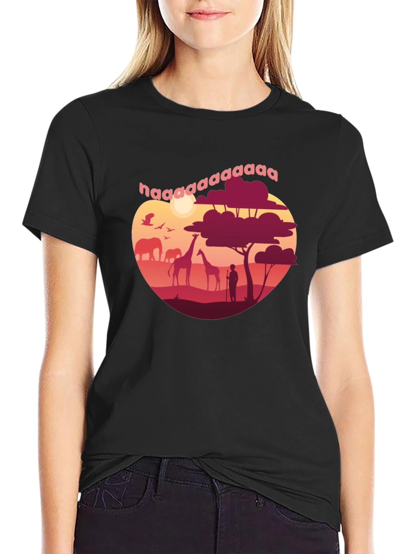 Safari Graphic Tee - Naaaaaaa