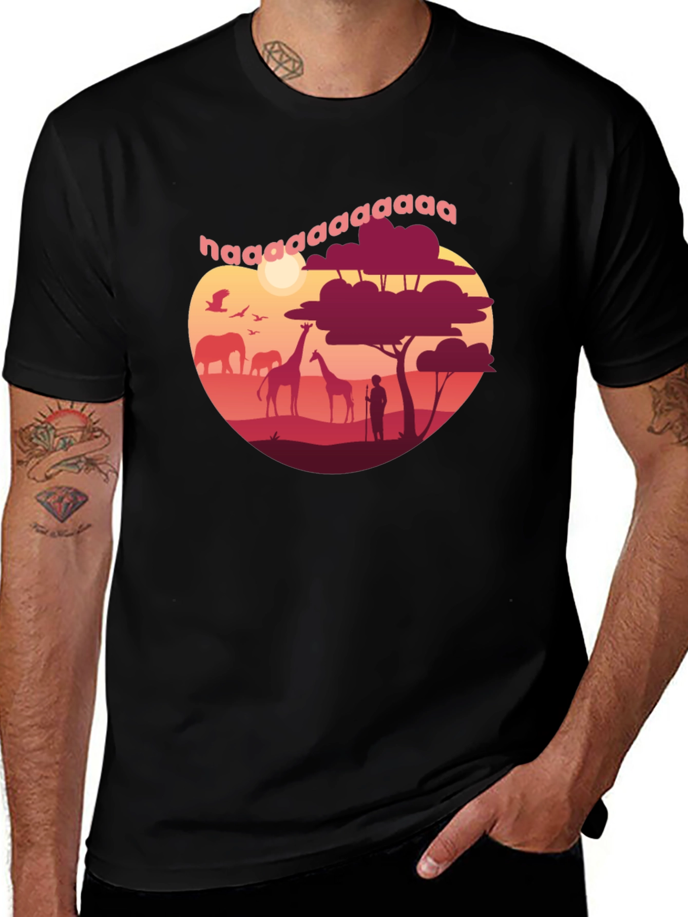 Safari Graphic Tee - Naaaaaaa