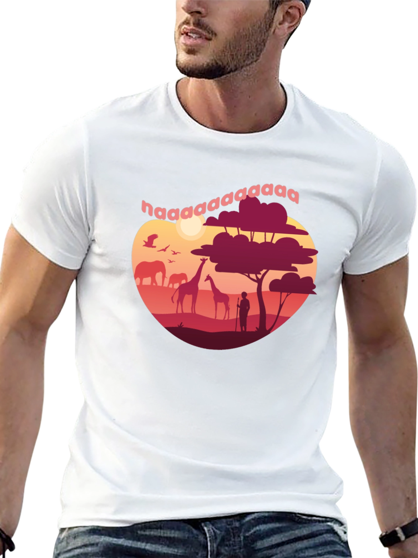 Safari Graphic Tee - Naaaaaaa