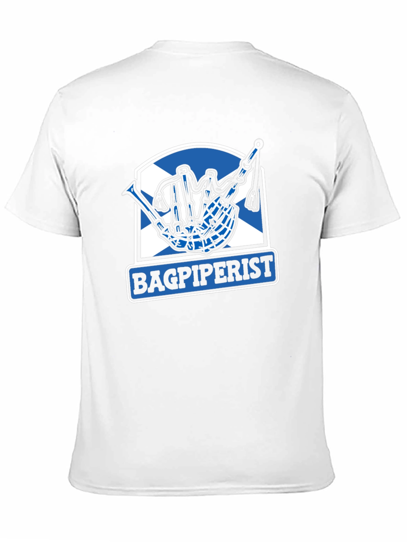 Bagpiperist Graphic T-Shirt - Scotland Pride Tee