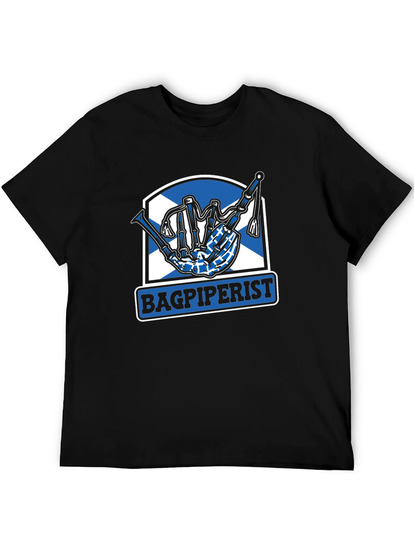 Bagpiperist Graphic T-Shirt - Scotland Pride Tee