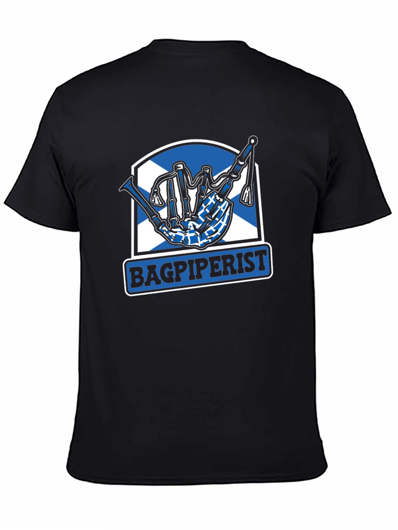Bagpiperist Graphic T-Shirt - Scotland Pride Tee